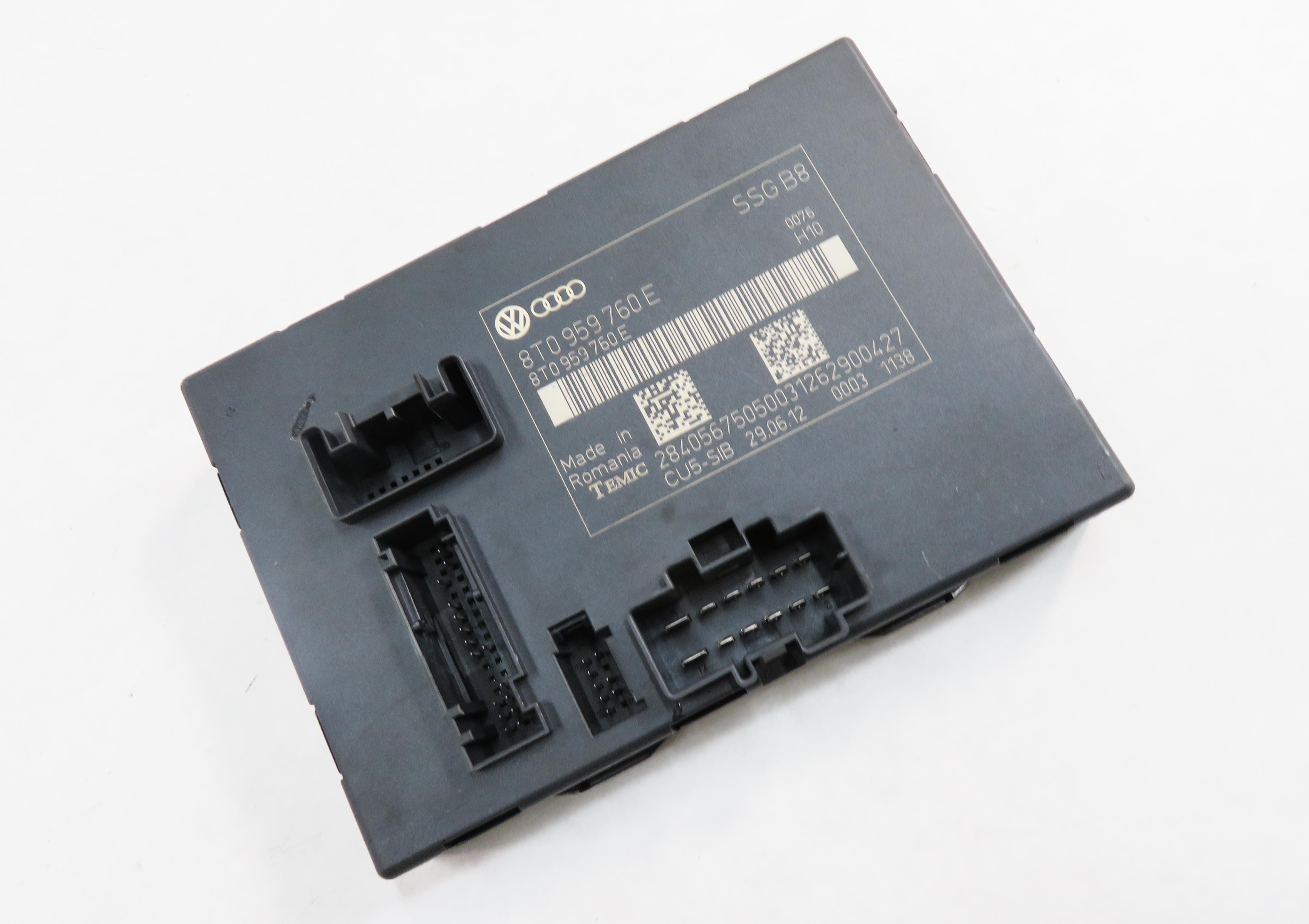 2010-2017 AUDI A5 S5 RS5 (B8 8T) LEFT FRONT DRIVER MEMORY SEAT CONTROL MODULE — exact item pictured