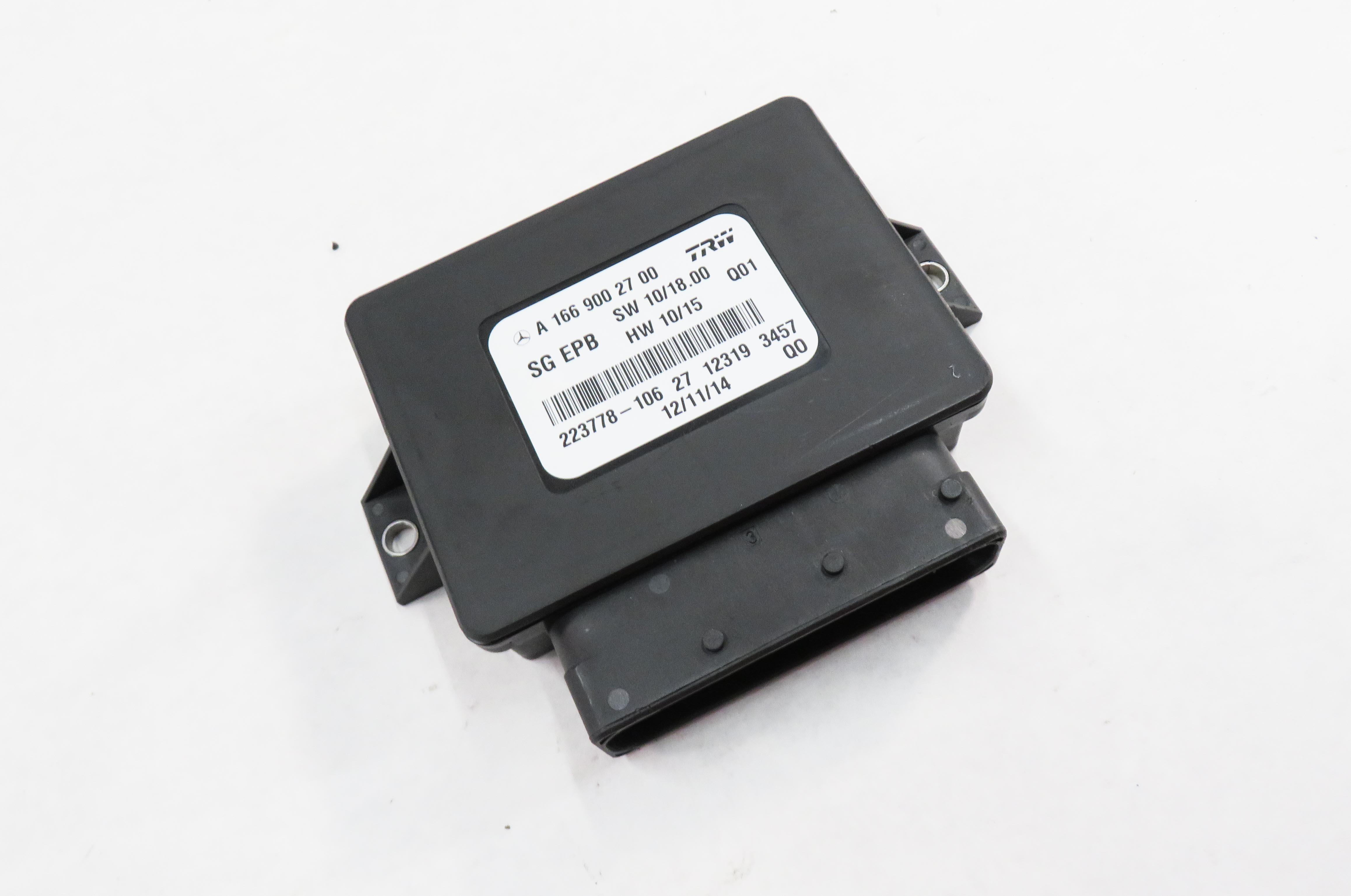 12-16 MERCEDES GL350 GL450 GL550 ML350 ML550 (W166 X166) PARKING BRAKE MODULE — exact item pictured