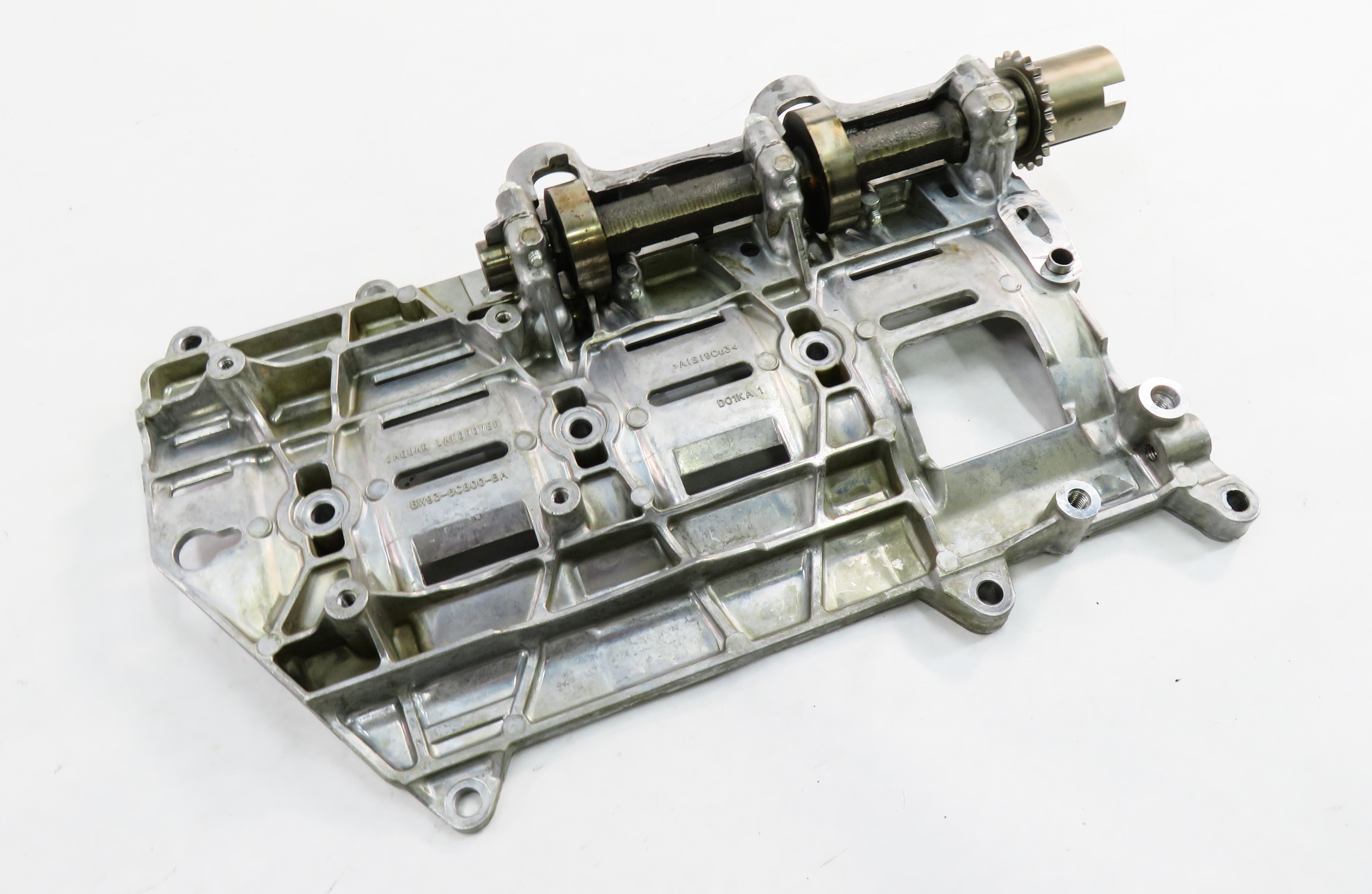 2012 RANGE ROVER SPORT (L320) 5.0L SUPERCHARGED ENGINE - OIL PAN BAFFLE TRAY — exact item pictured