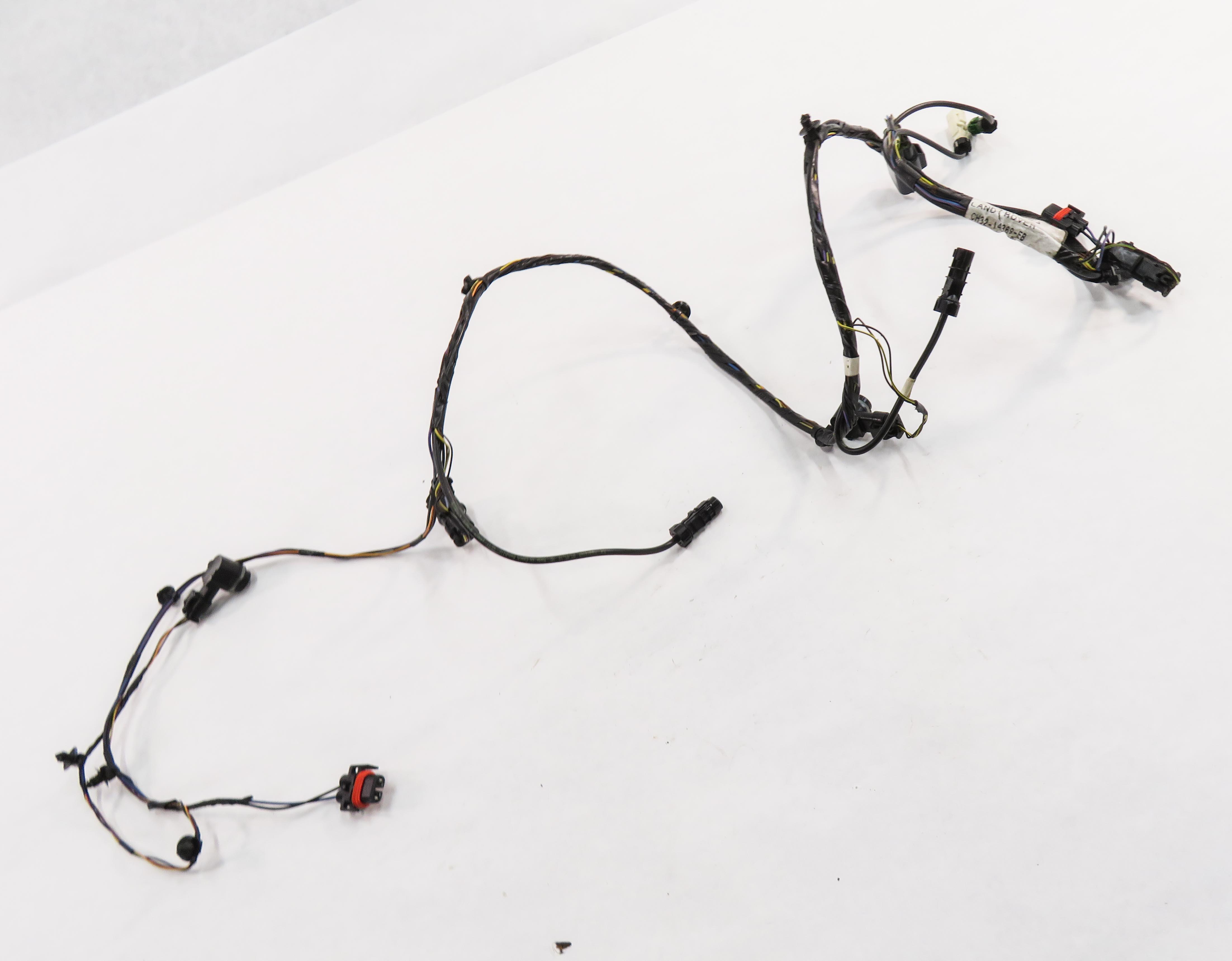 2012 RANGE ROVER SPORT (L320) FRONT PDC PARK DISTANCE SENSOR SET & HARNESS BLACK — exact item pictured