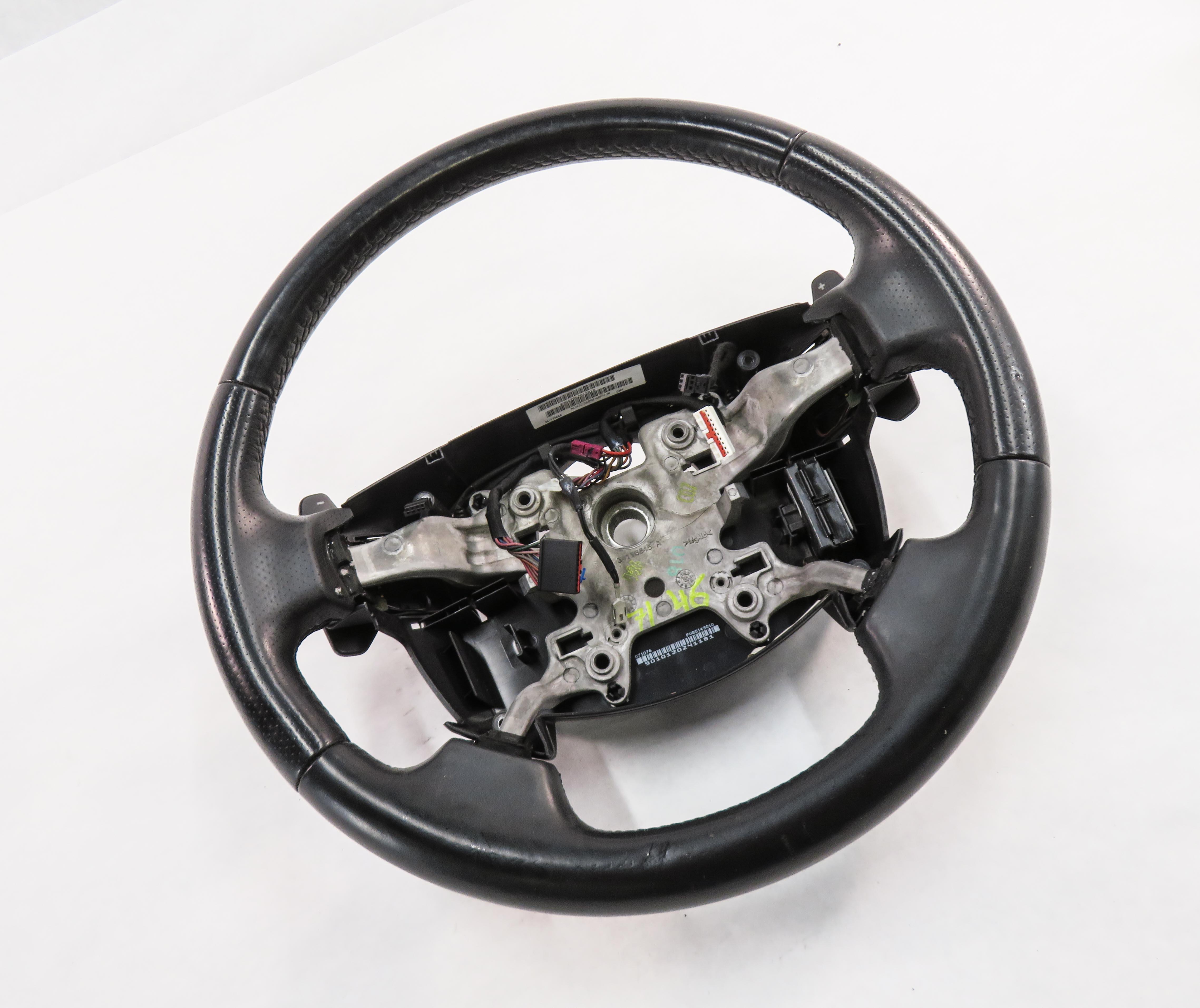 2012 RANGE ROVER SPORT (L320) 4-SPOKE STEERING WHEEL w/ SHIFT PADDLES — exact item pictured