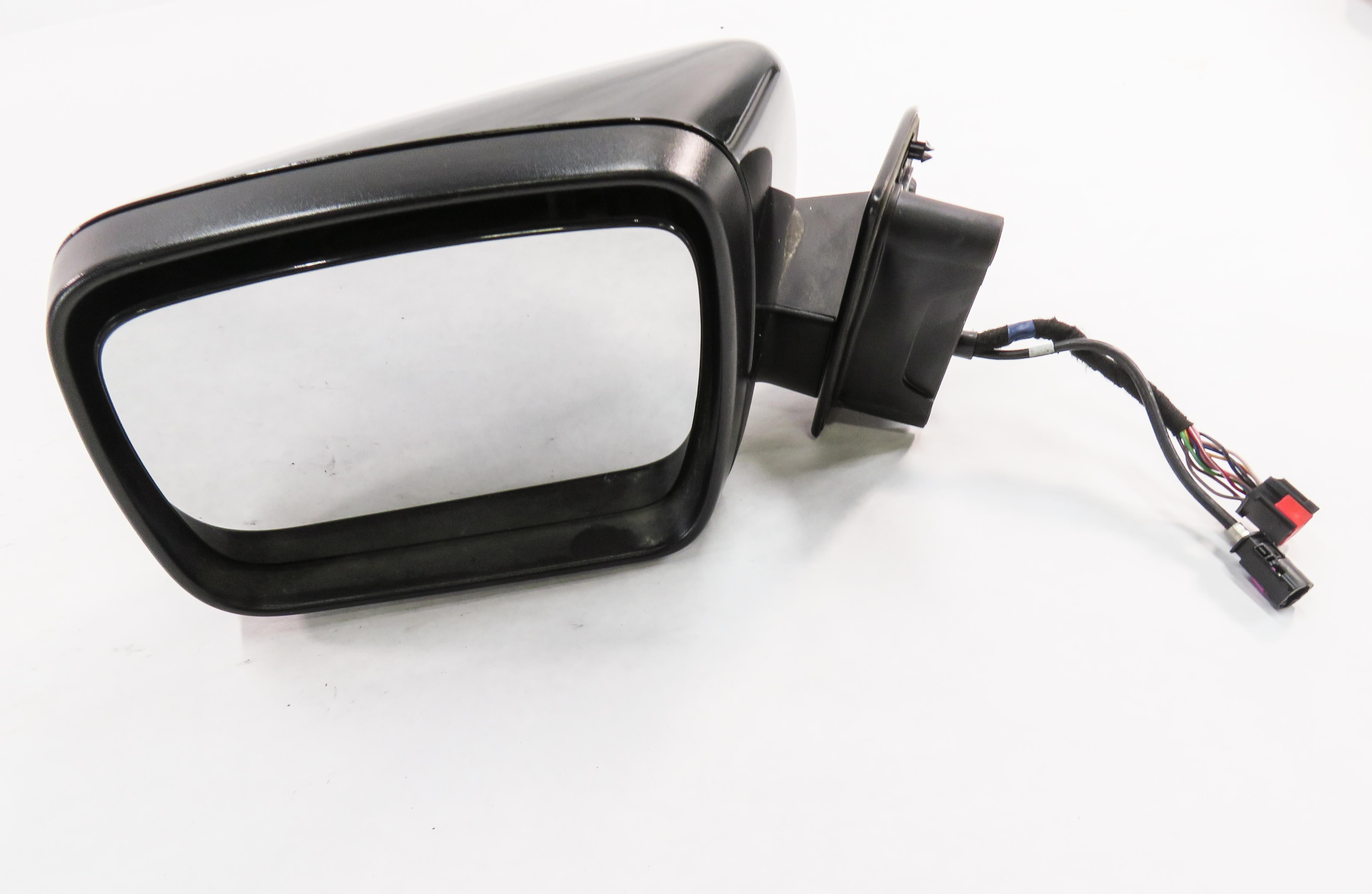 10-13 LR4 RANGE ROVER SPORT (L320) LEFT P-FOLD MEM HEATED CAMERA MIRROR (BLACK) — exact item pictured