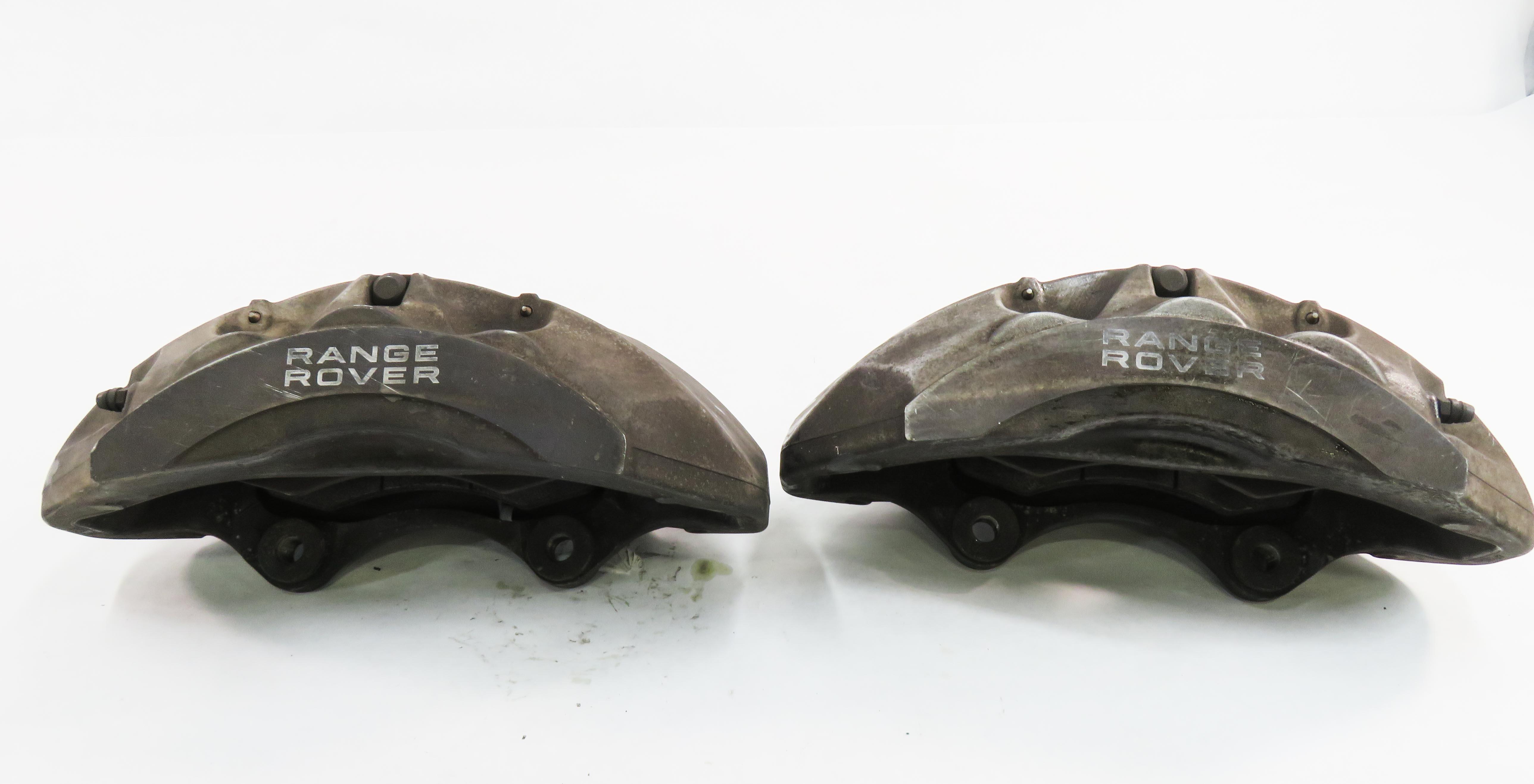 2010-2013 RANGE ROVER SPORT (L320) FRONT ABS DISC BRAKE CALIPER SET-2 (BREMBO) — exact item pictured