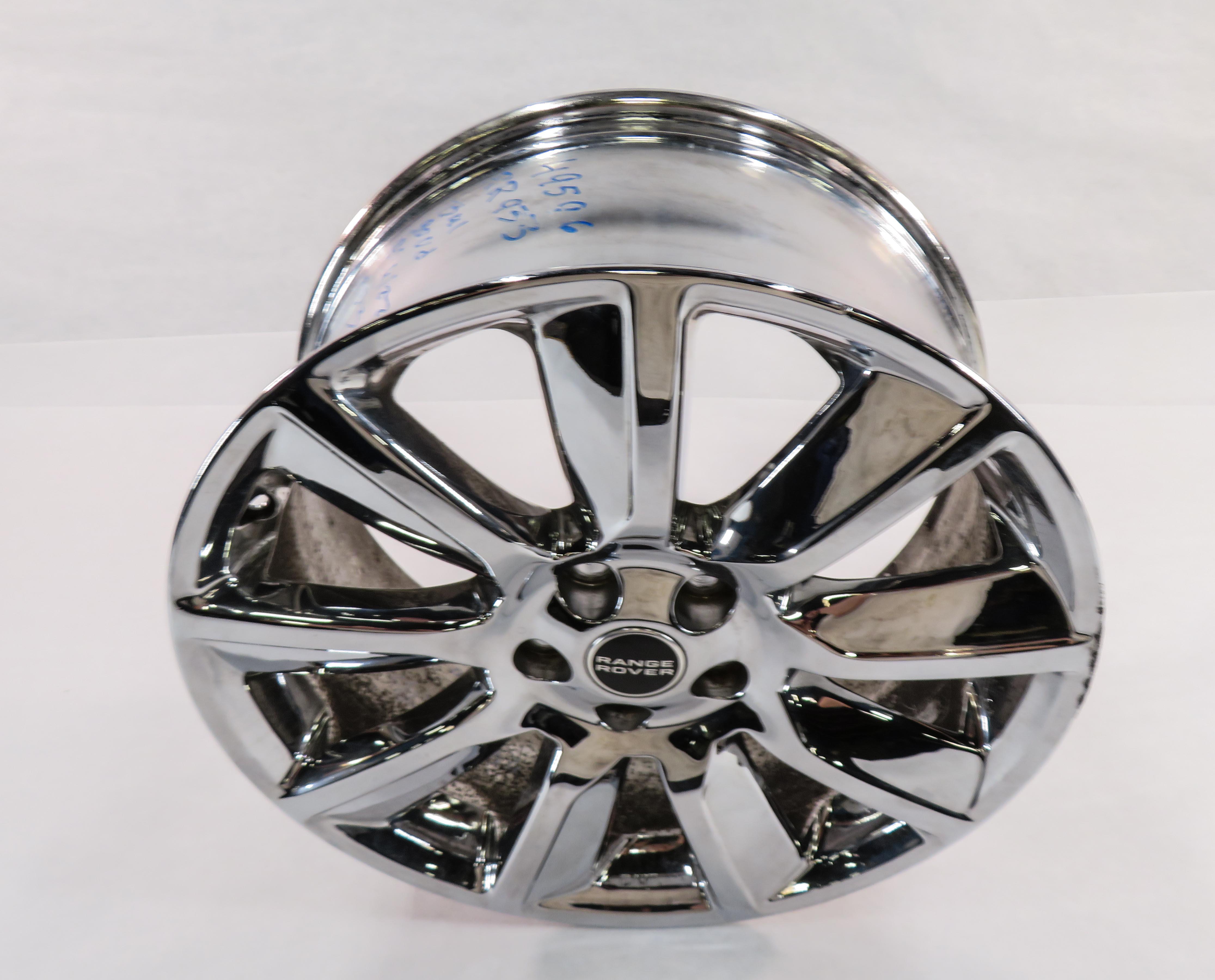 2012-2013 RANGE ROVER SPORT (L320) 20x9.5 - ALUMINUM 9-SPOKE WHEEL RIM (CHROME) — exact item pictured