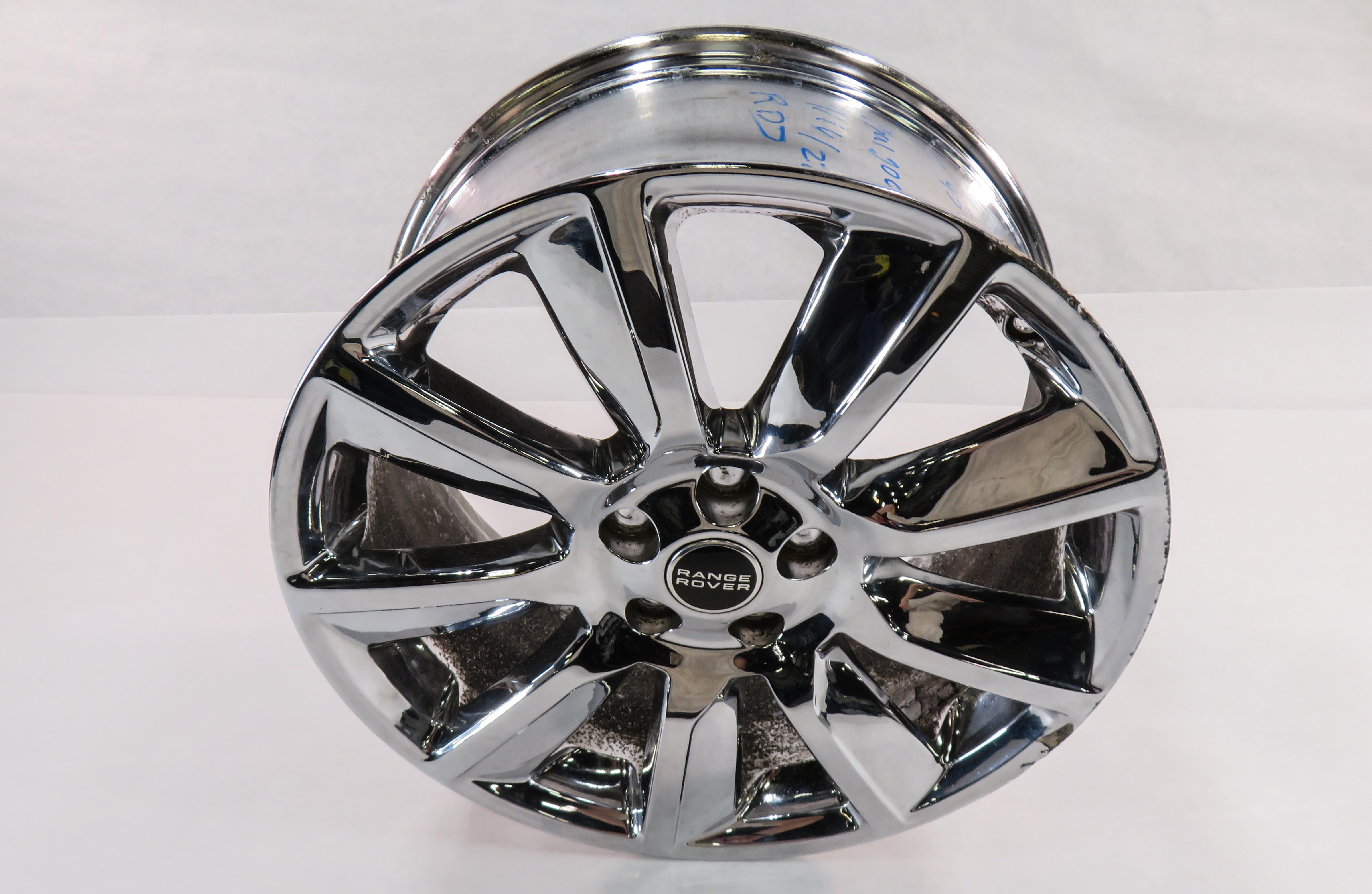 2012-2013 RANGE ROVER SPORT (L320) 20x9.5 - ALUMINUM 9-SPOKE WHEEL RIM (CHROME) — exact item pictured