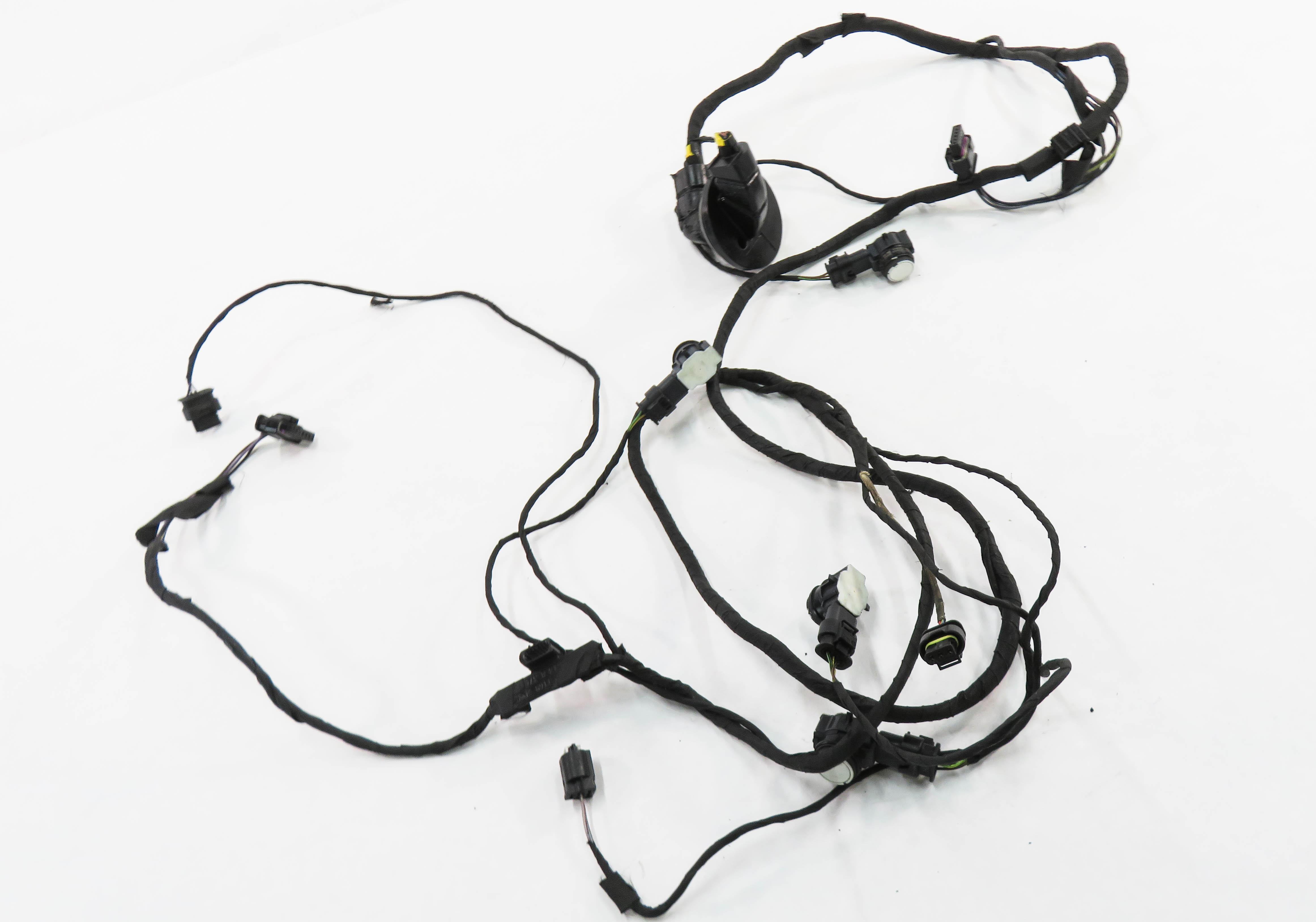 2015 BMW 335i (F30) REAR PDC PARK DISTANCE SENSOR SET w/ HARNESS (ALPINE WHITE) — exact item pictured
