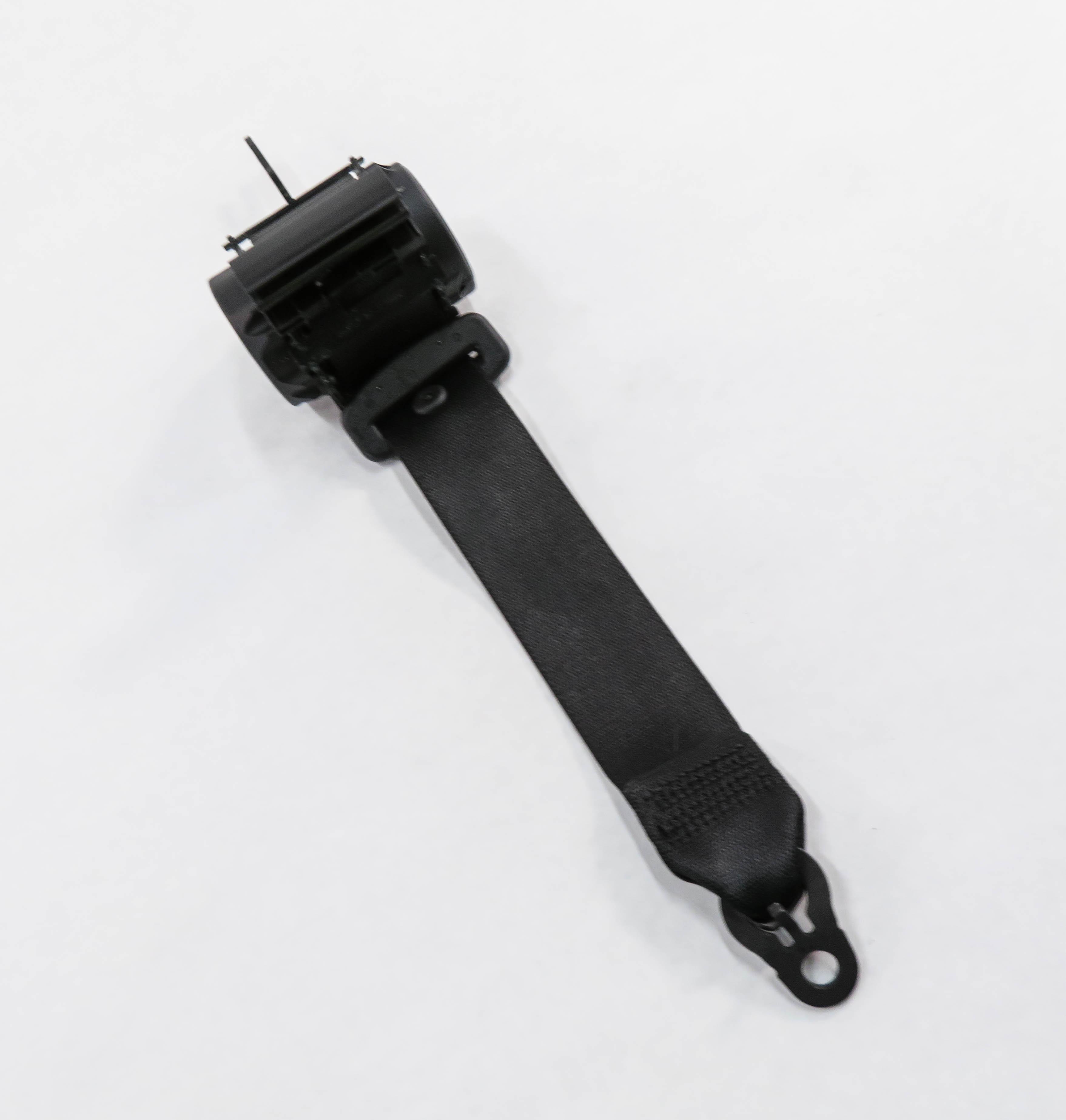 2015 BMW 335i (F30) REAR SEAT - LEFT SEATBELT RETRACTOR (BLACK) — exact item pictured