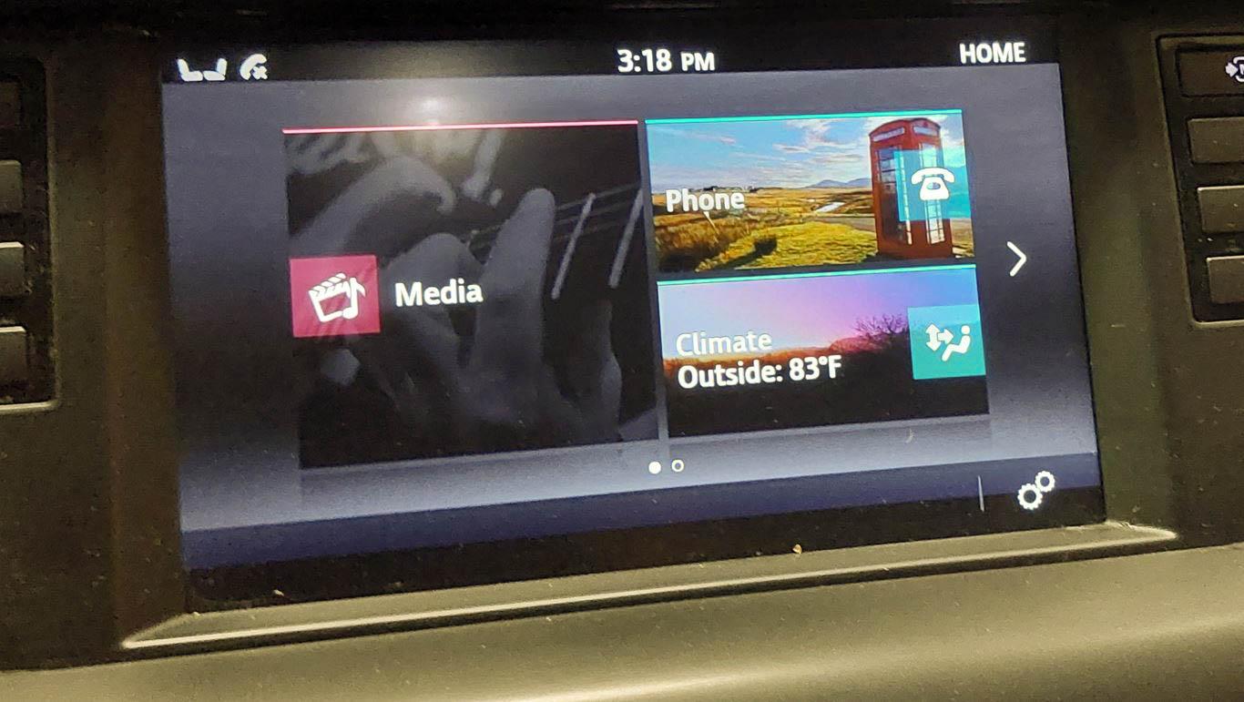 15-19 JAGUAR F-PACE F-TYPE XE XF LAND ROVER DISCOVERY EVOQUE - NAVIGATION SCREEN — exact item pictured