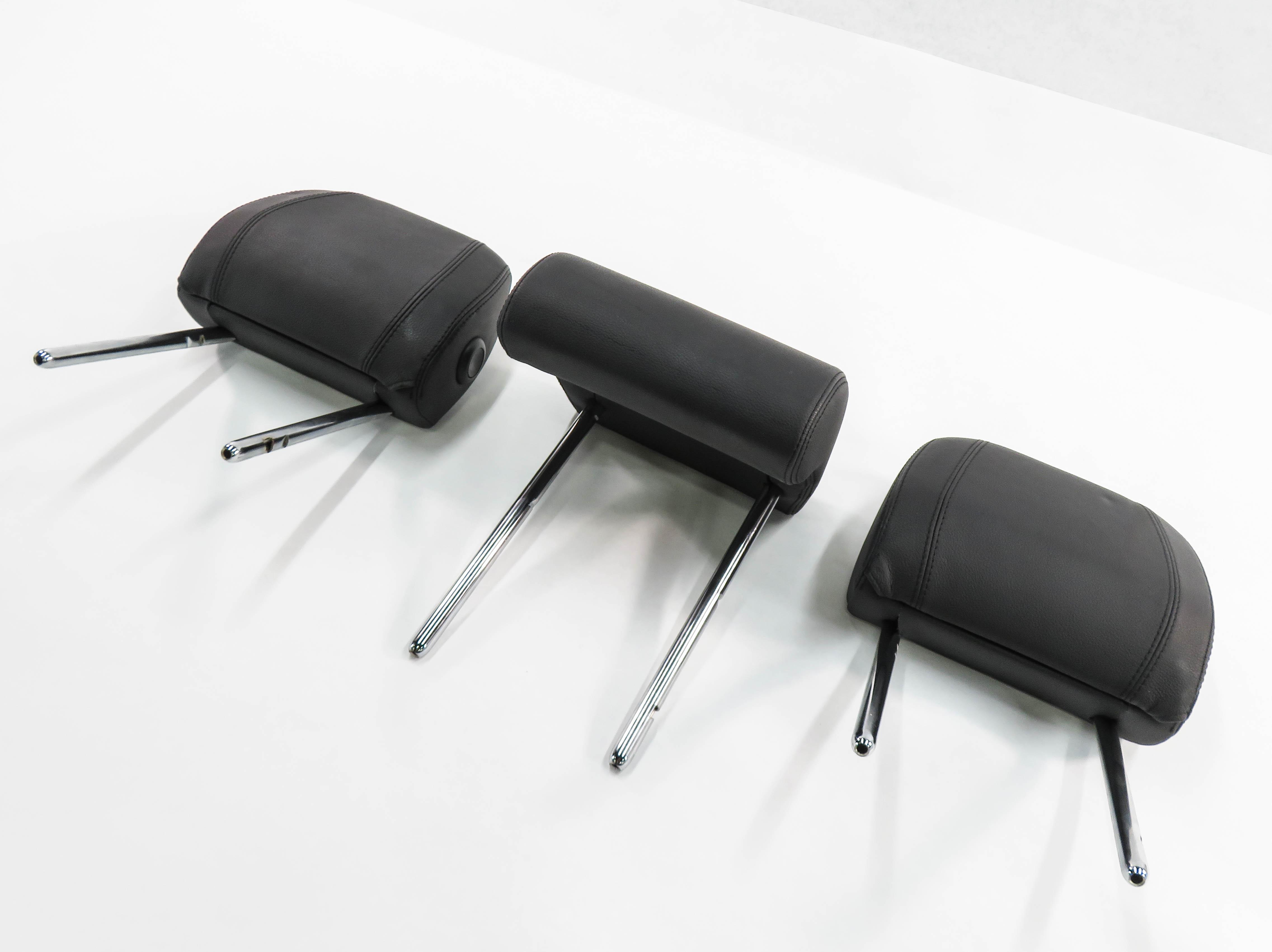 2017 LAND ROVER DISCOVERY SPORT (L550) REAR SEAT HEADREST SET-3 (BLACK LEATHER) — exact item pictured