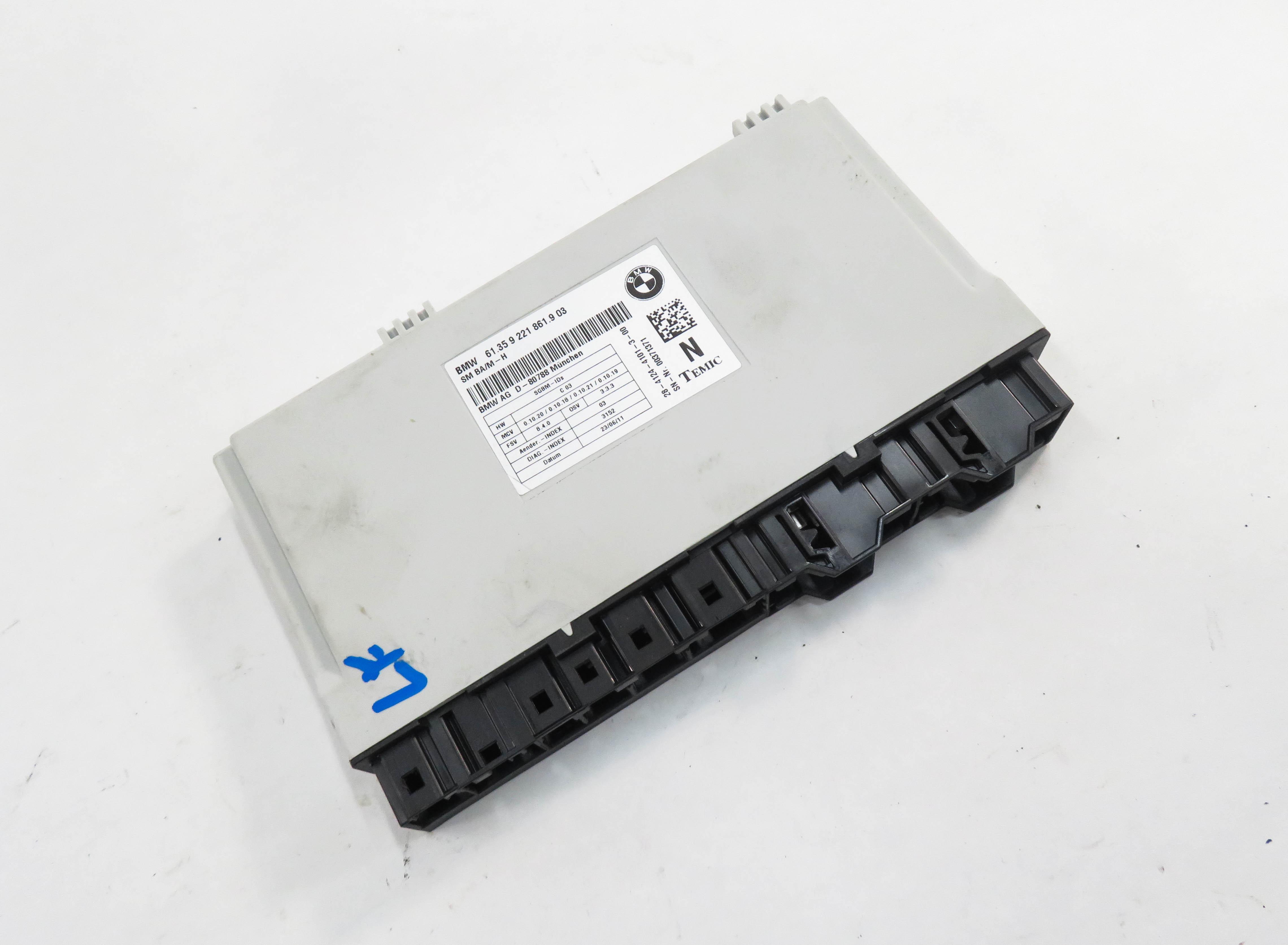 2010-2016 BMW 128i 328i 335i M3 X1 X5 X6 Z4 - FRONT MEMORY SEAT CONTROL MODULE — exact item pictured