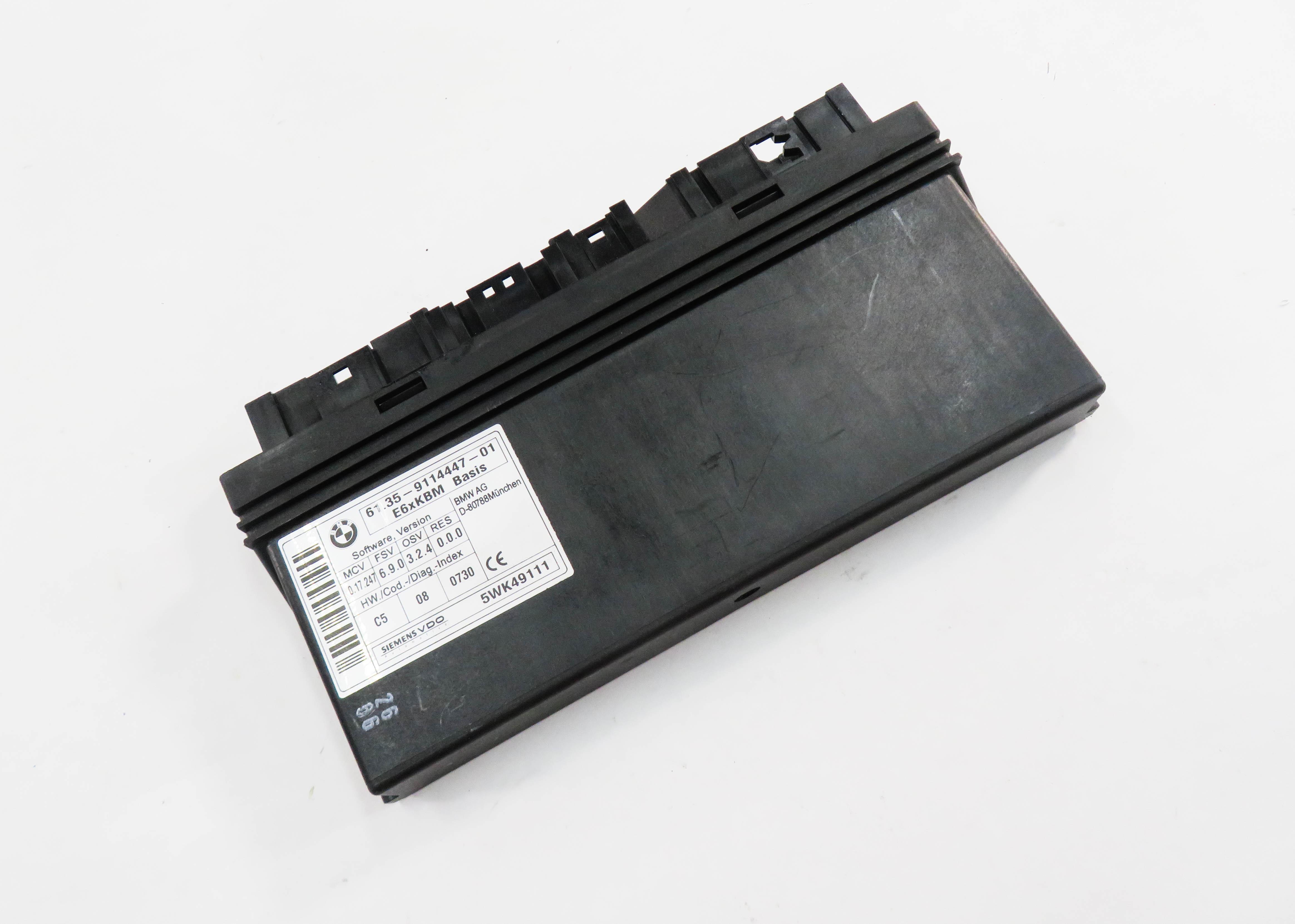 2006 BMW M6 ///M (E63) PRIMARY BODY CONTROL MODULE COMPUTER — exact item pictured