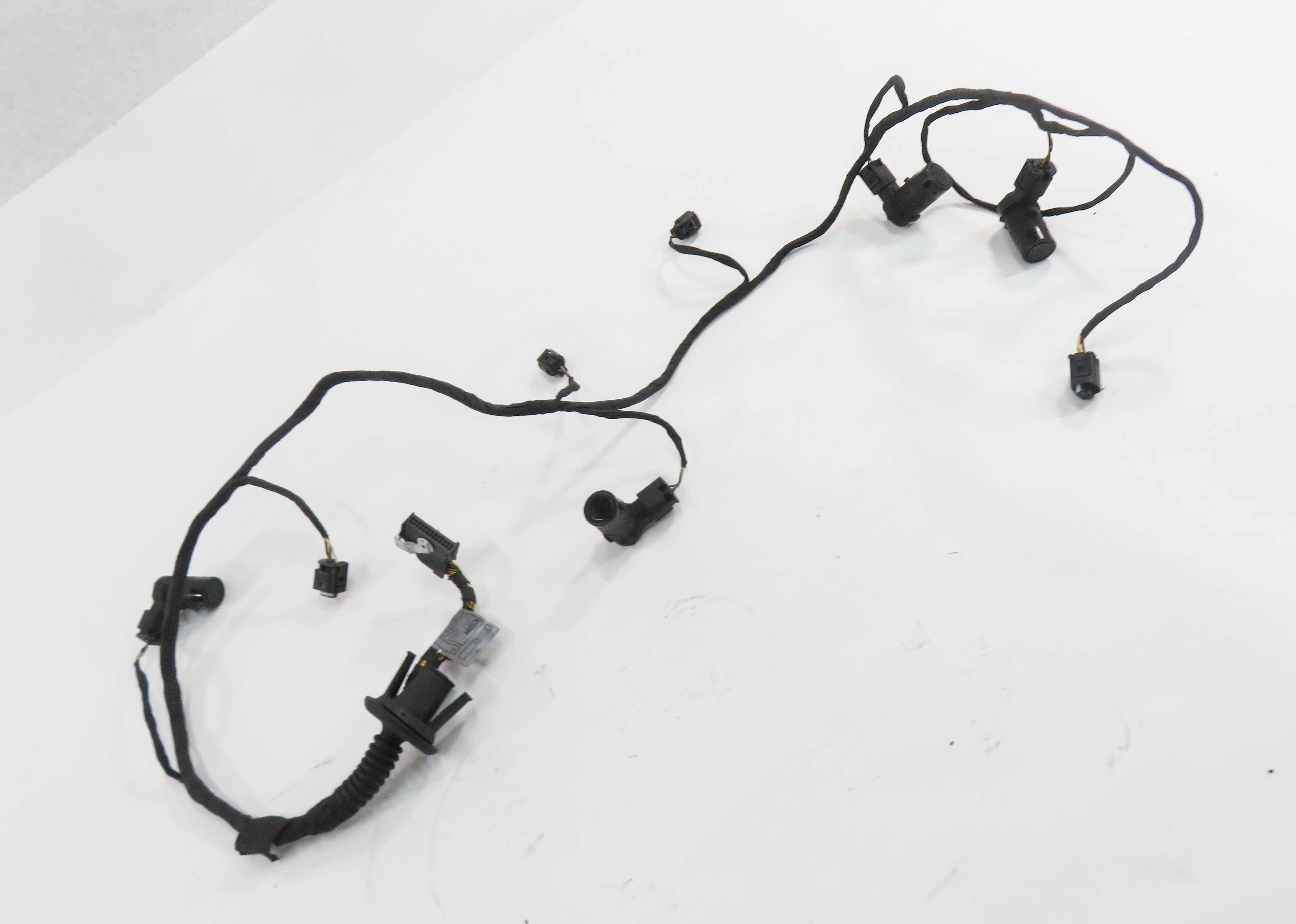 2006 BMW M6 ///M (E63) REAR PDC PARK DISTANCE SENSOR SET w/ HARNESS (BLACK 475) — exact item pictured