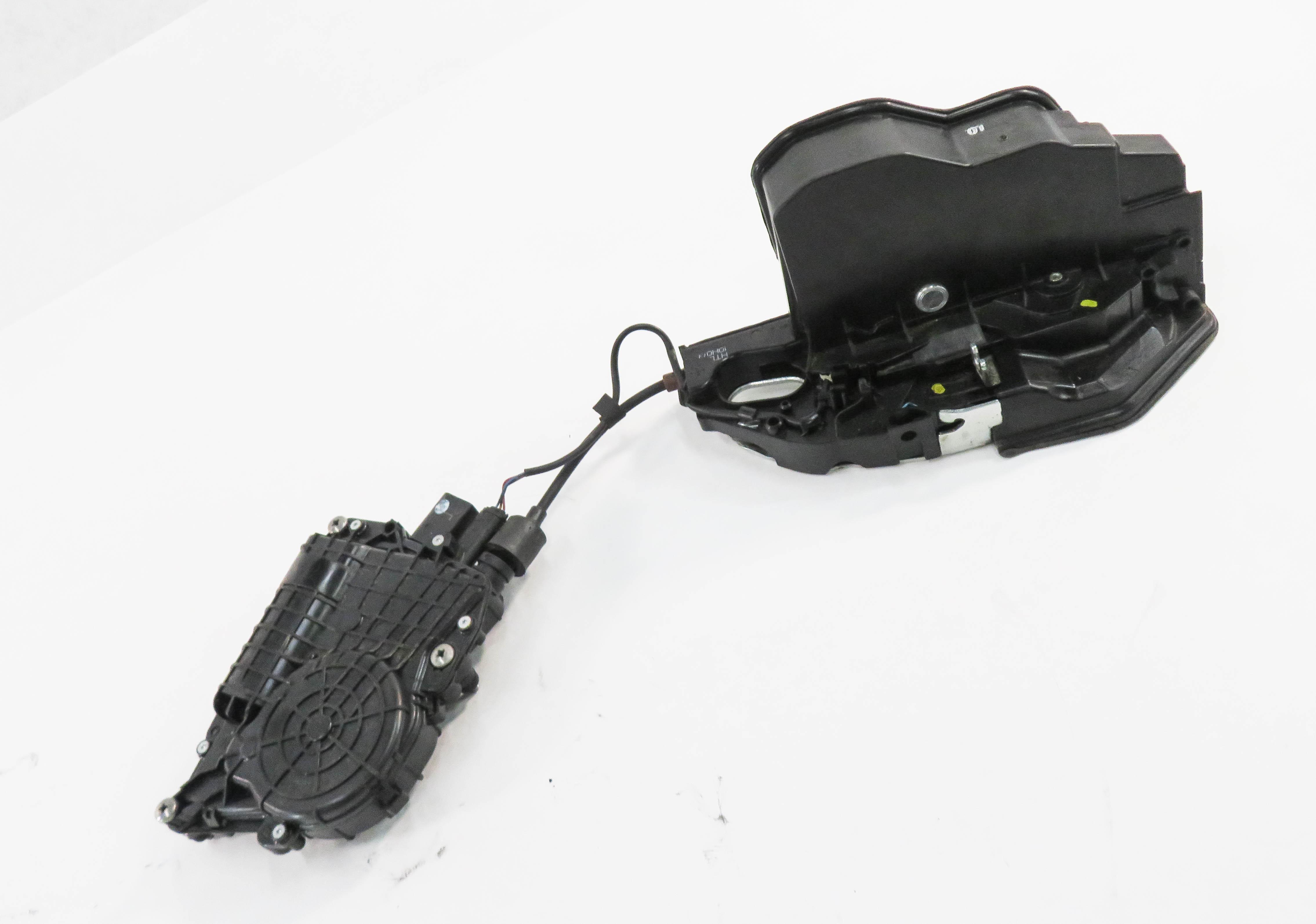 2011-2015 BMW 740i 750i 760i (F01) LEFT SIDE REAR DOOR LOCK LATCH (SOFT CLOSE) — exact item pictured