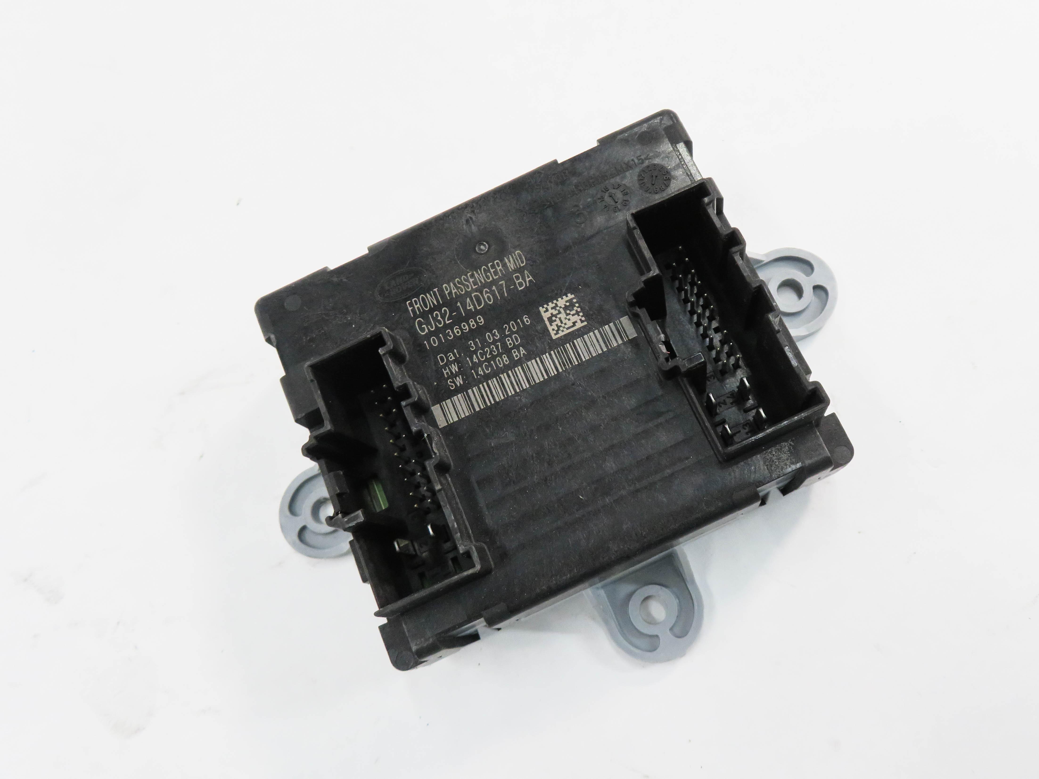 2016 RANGE ROVER EVOQUE (L538) RIGHT FRONT PASSENGER DOOR CONTROL MODULE — exact item pictured