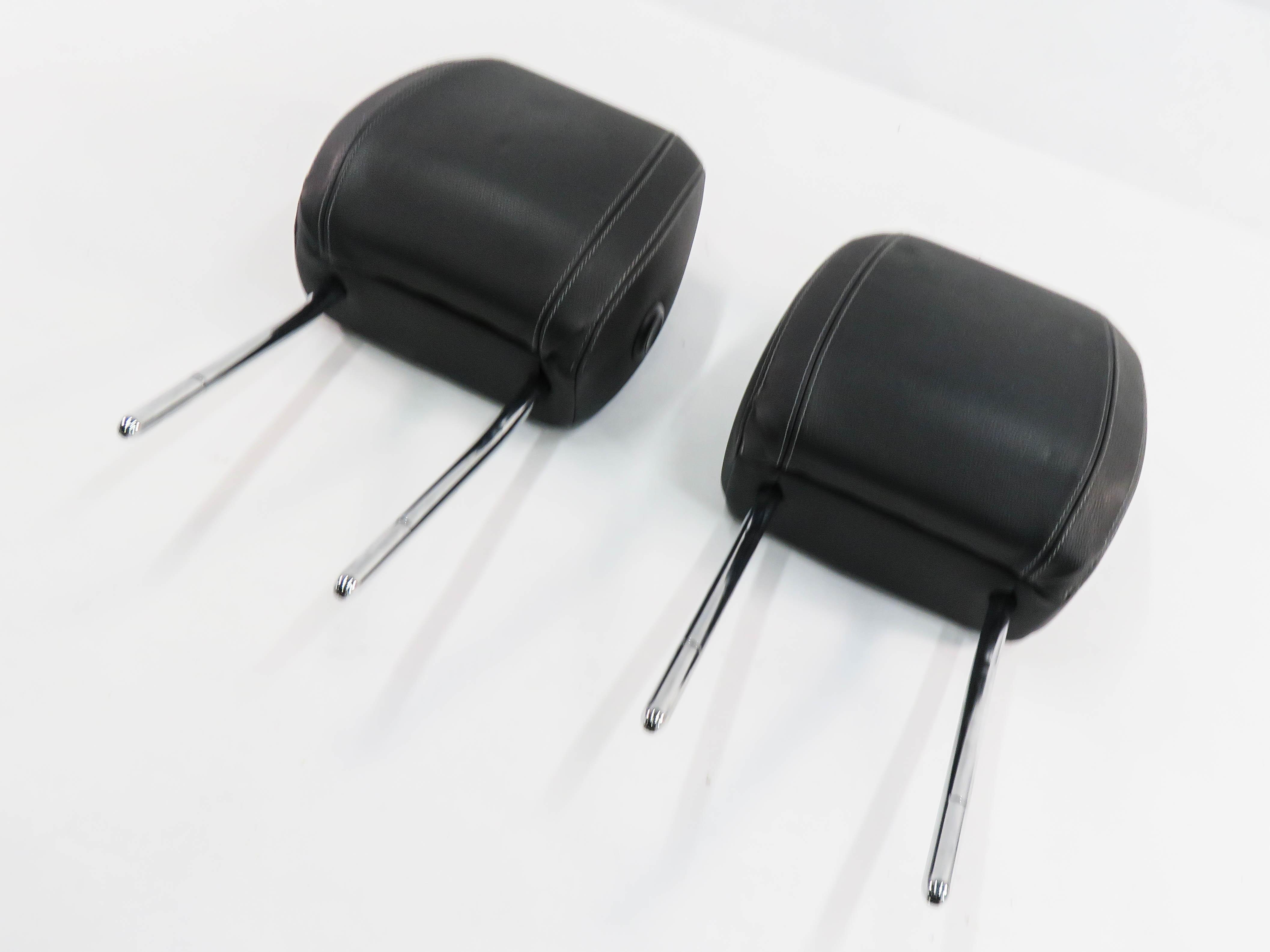 2016 RANGE ROVER EVOQUE (L538) FRONT LEFT & RIGHT SEAT HEADREST SET (BLACK) — exact item pictured