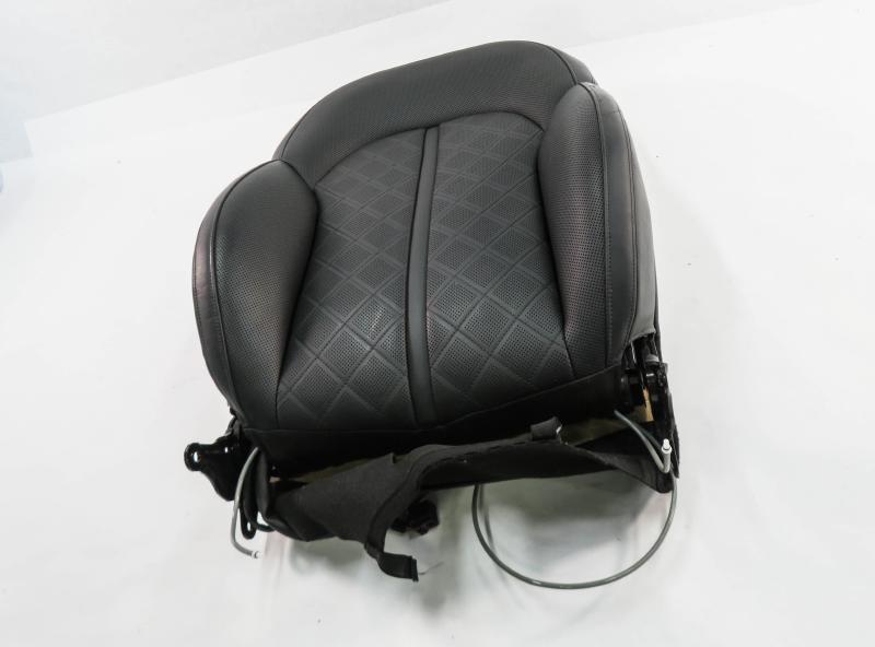 2014 AUDI S8 (D4 4H) PASSENGER - UPPER TOP HEATED SPORT SEAT CUSHION (BLACK) — exact item pictured