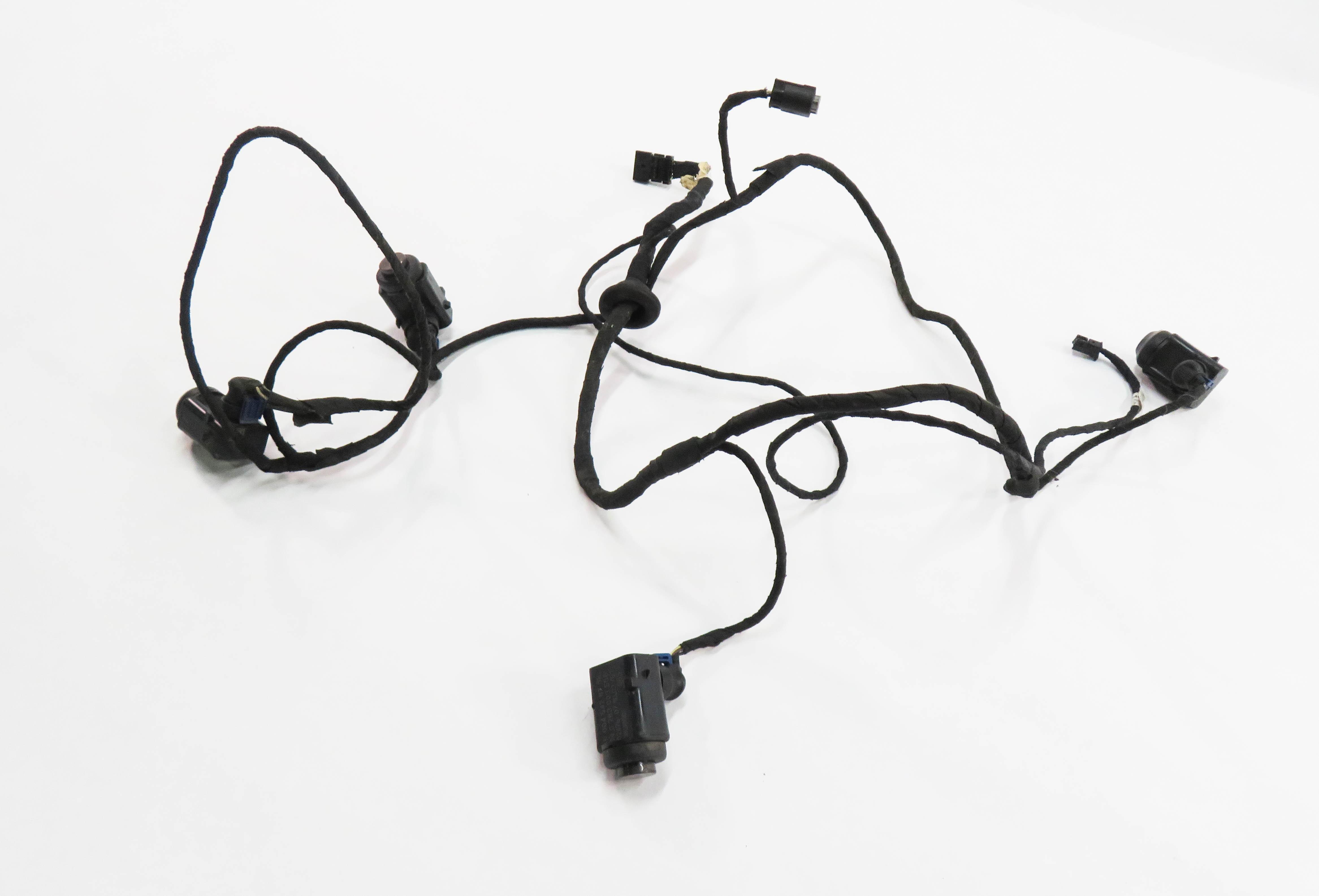 2008 MERCEDES CLS550 (W219) REAR PDC PARK DISTANCE SENSOR SET w/ HARNESS (GRAY) — exact item pictured