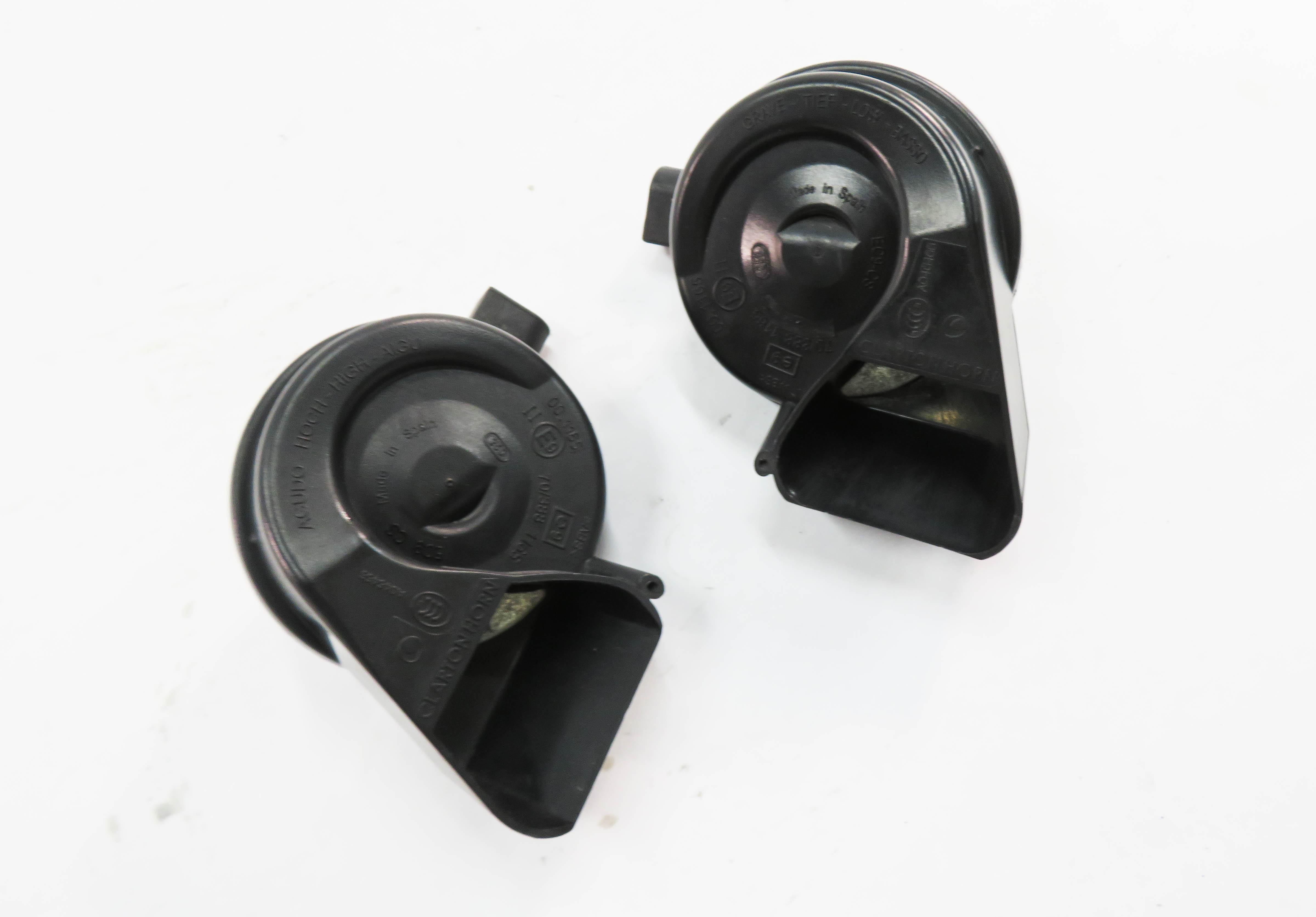 2008-2017 AUDI A4 A5 S4 S5 Q5 (B8 8K 8R 8T) HIGH & LOW TONE SAFETY HORN SET-2 — exact item pictured