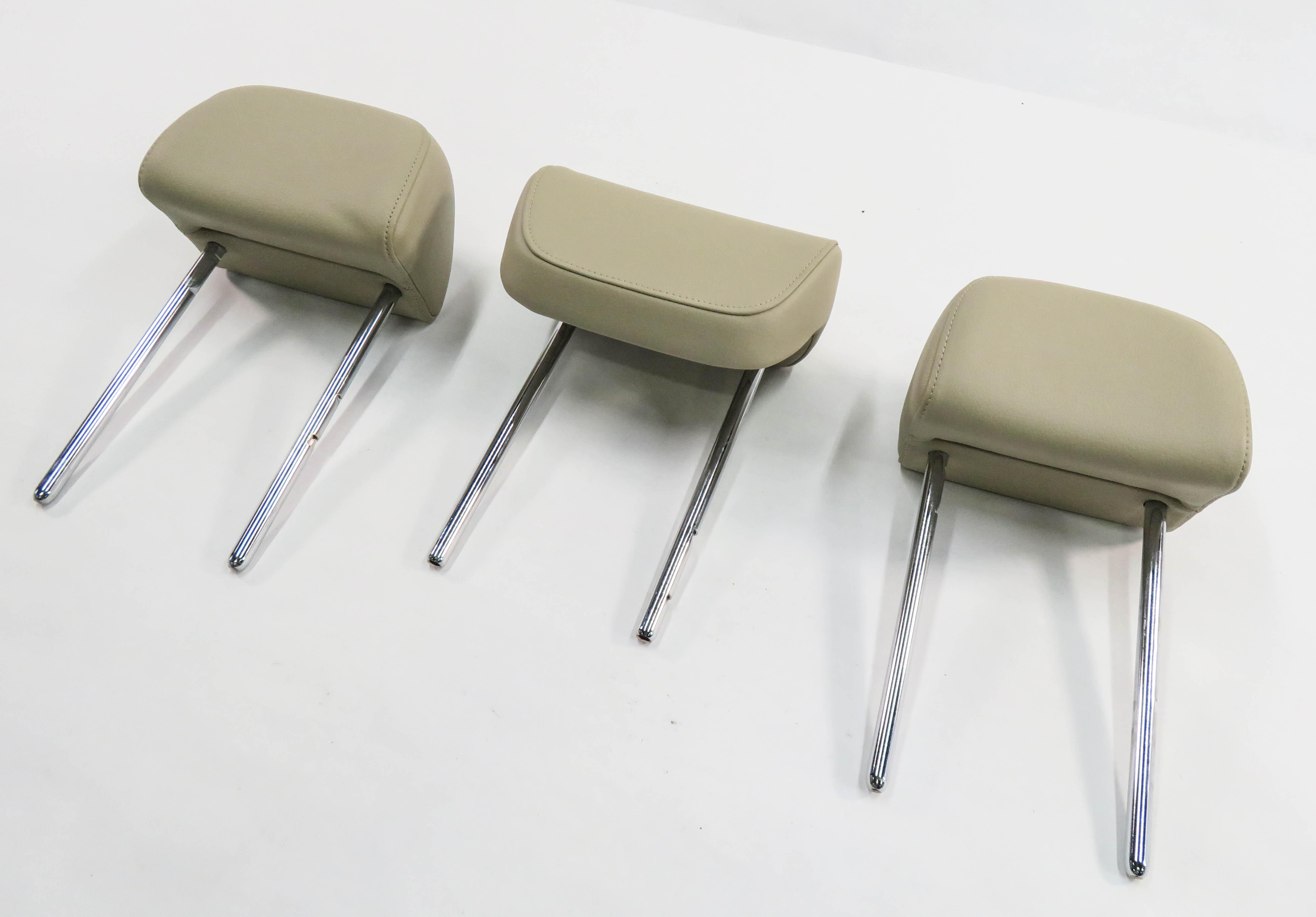 2014 AUDI Q5 (B8 8R) REAR SEAT HEADREST SET-3 (PISTACHIO BEIGE) — exact item pictured