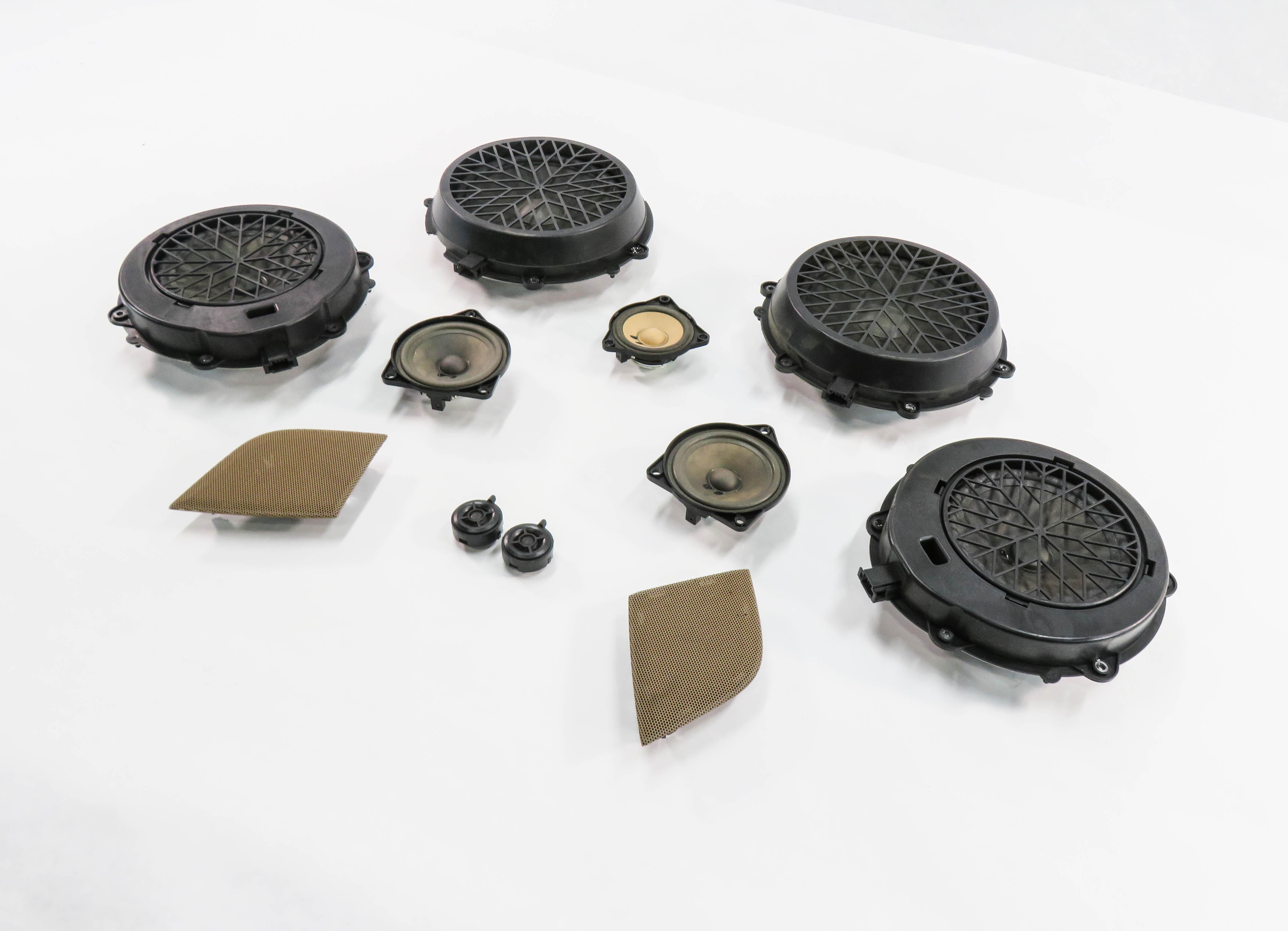 2012 PORSCHE PANAMERA (970 G1) RADIO STEREO TWEETER SPEAKER SET-11 (BEIGE TRIM) — exact item pictured