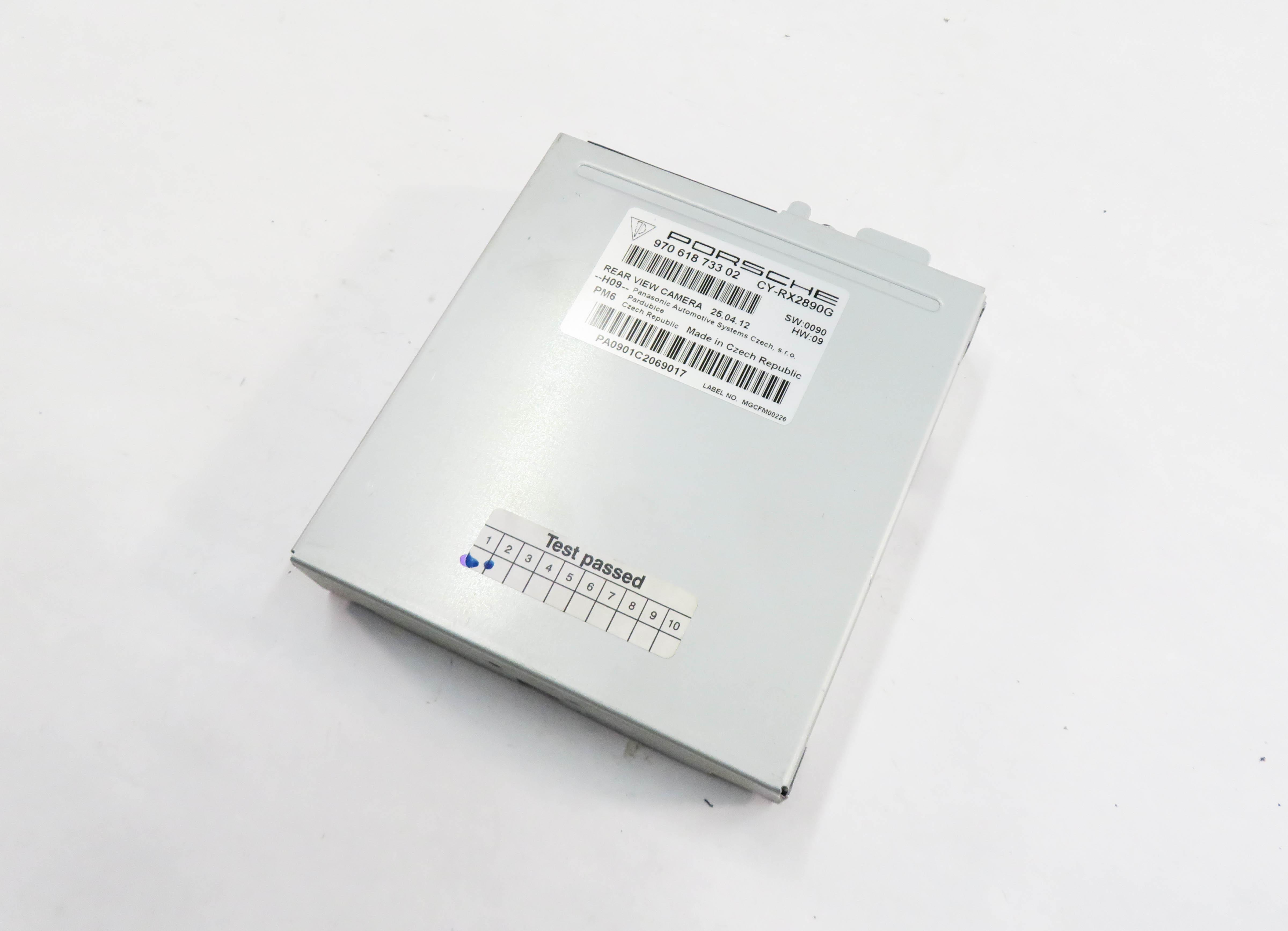 2012 PORSCHE PANAMERA (970 G1) REARVIEW BACKUP REVERSE CAMERA CONTROL MODULE — exact item pictured