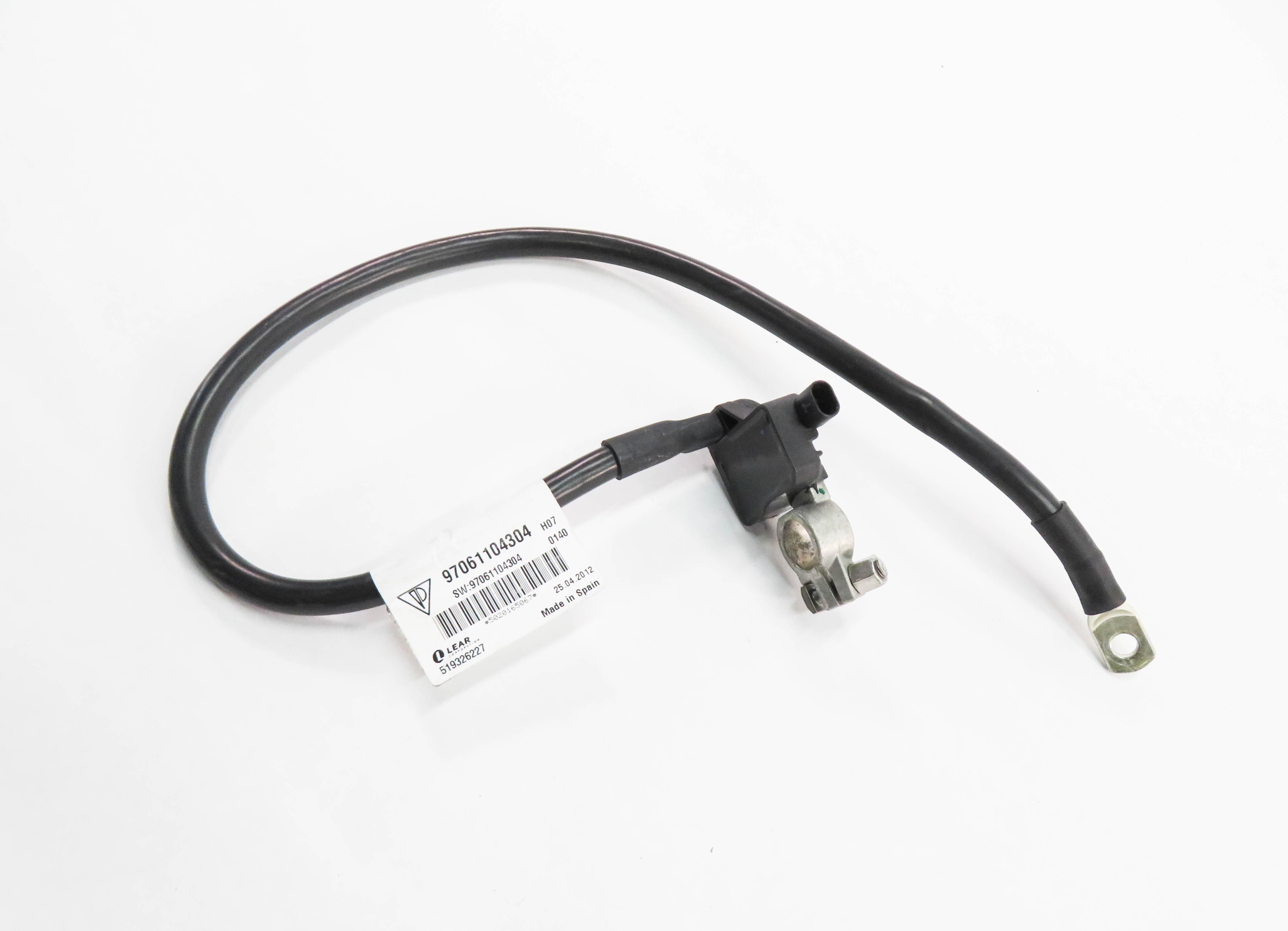2012 PORSCHE PANAMERA (970 G1) NEGATIVE BATTERY CABLE — exact item pictured