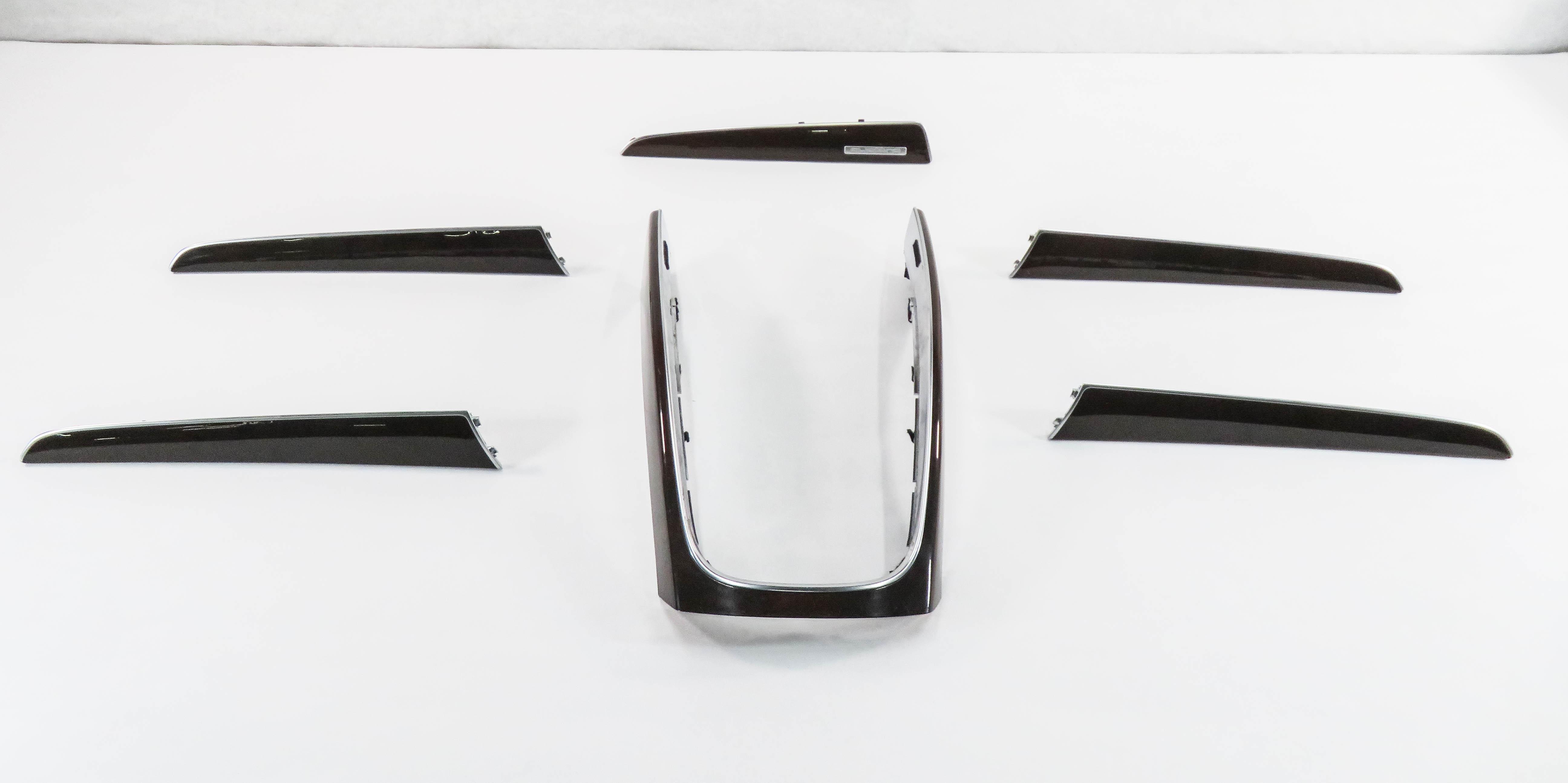 2012 AUDI Q5 (B8 8R) DASH DOOR CONSOLE TRIM PANEL SET (OAK WOOD) — exact item pictured