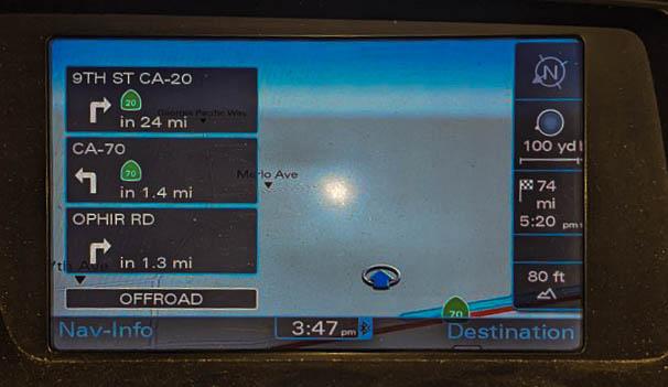 10-17 AUDI A4 S4 A5 Q5 Q7 (B8 8K 8T 8R 4L) GPS NAVIGATION MEDIA DISPLAY SCREEN — exact item pictured
