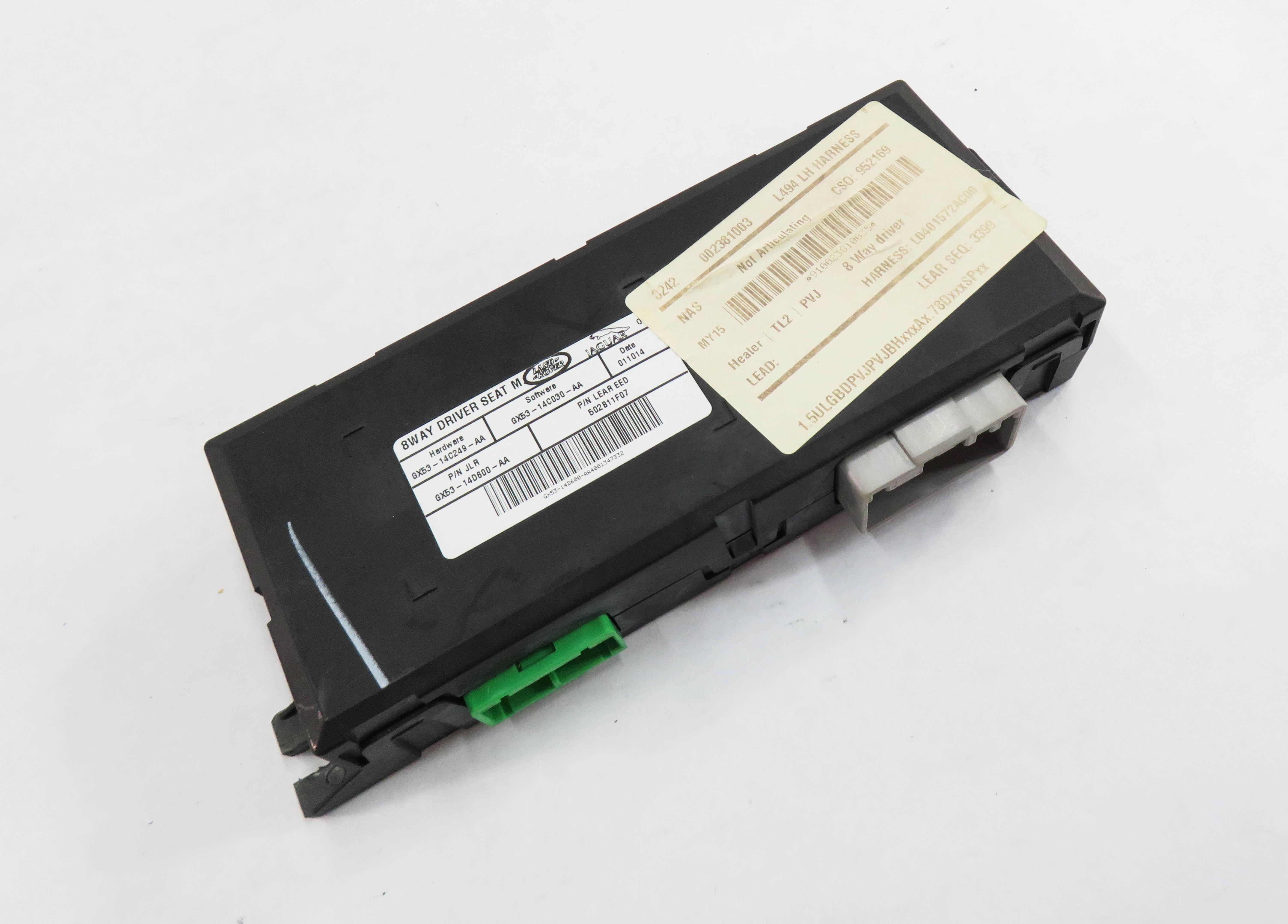2015 RANGE ROVER SPORT (L494) LEDT FRONT DRIVER SEAT CONTROL MODULE — exact item pictured
