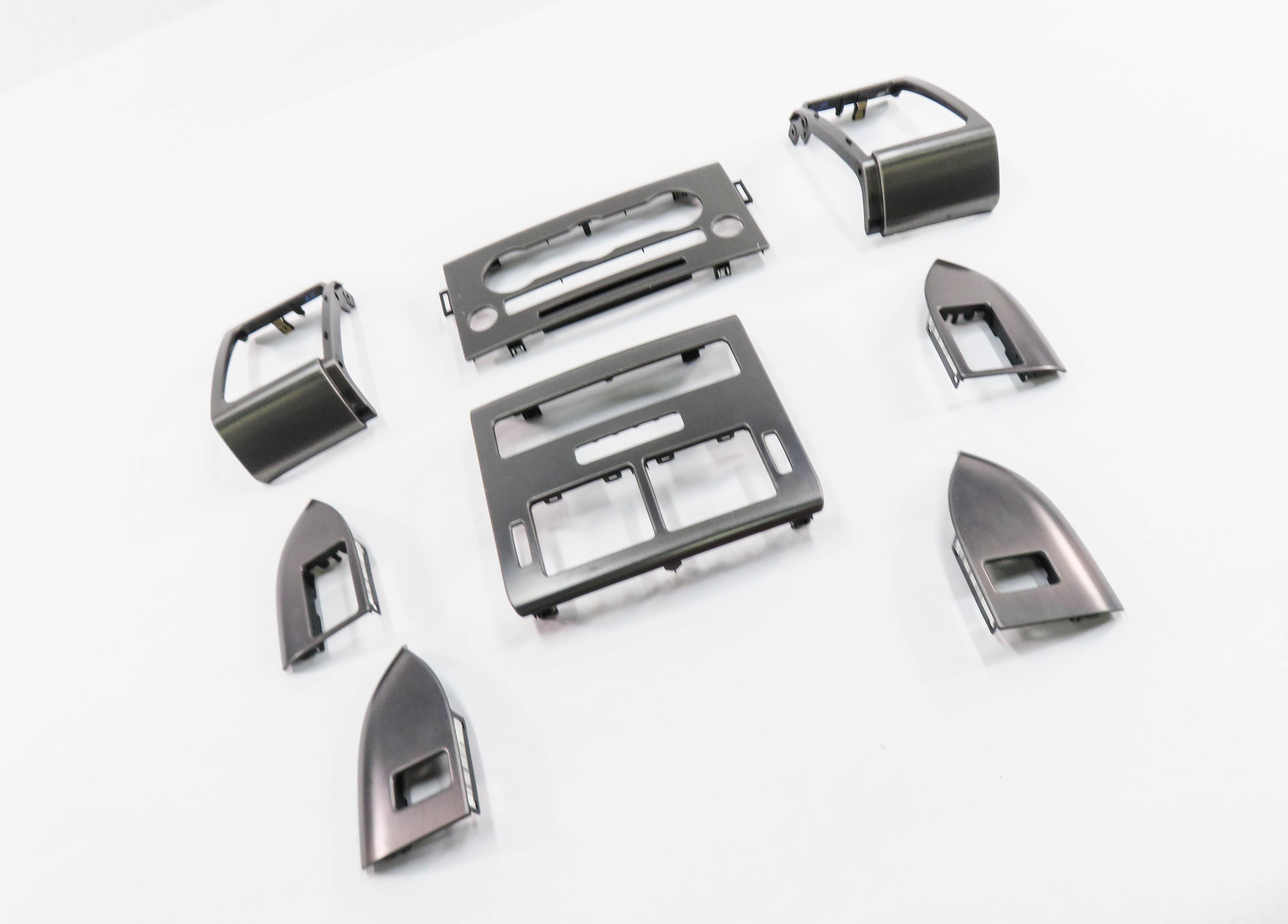 2015 RANGE ROVER SPORT (L494) INTERIOR DASH DOOR TRIM SET-8 (BRUSHED ALUMINUM) — exact item pictured