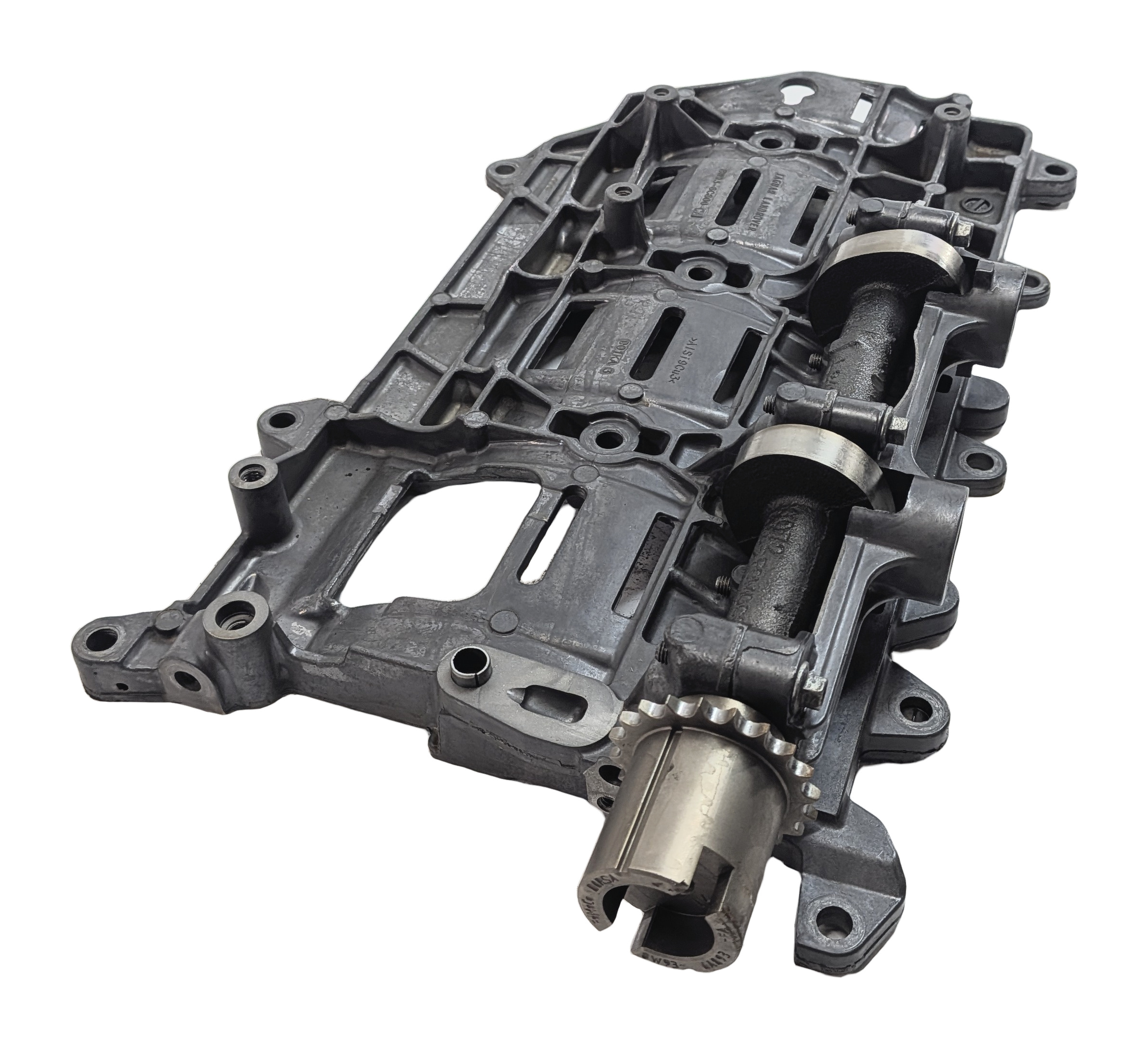 2015 RANGE ROVER SPORT L494 3.0L AJ126 SC ENGINE BALANCE SHAFT OIL BAFFLE TRAY — exact item pictured