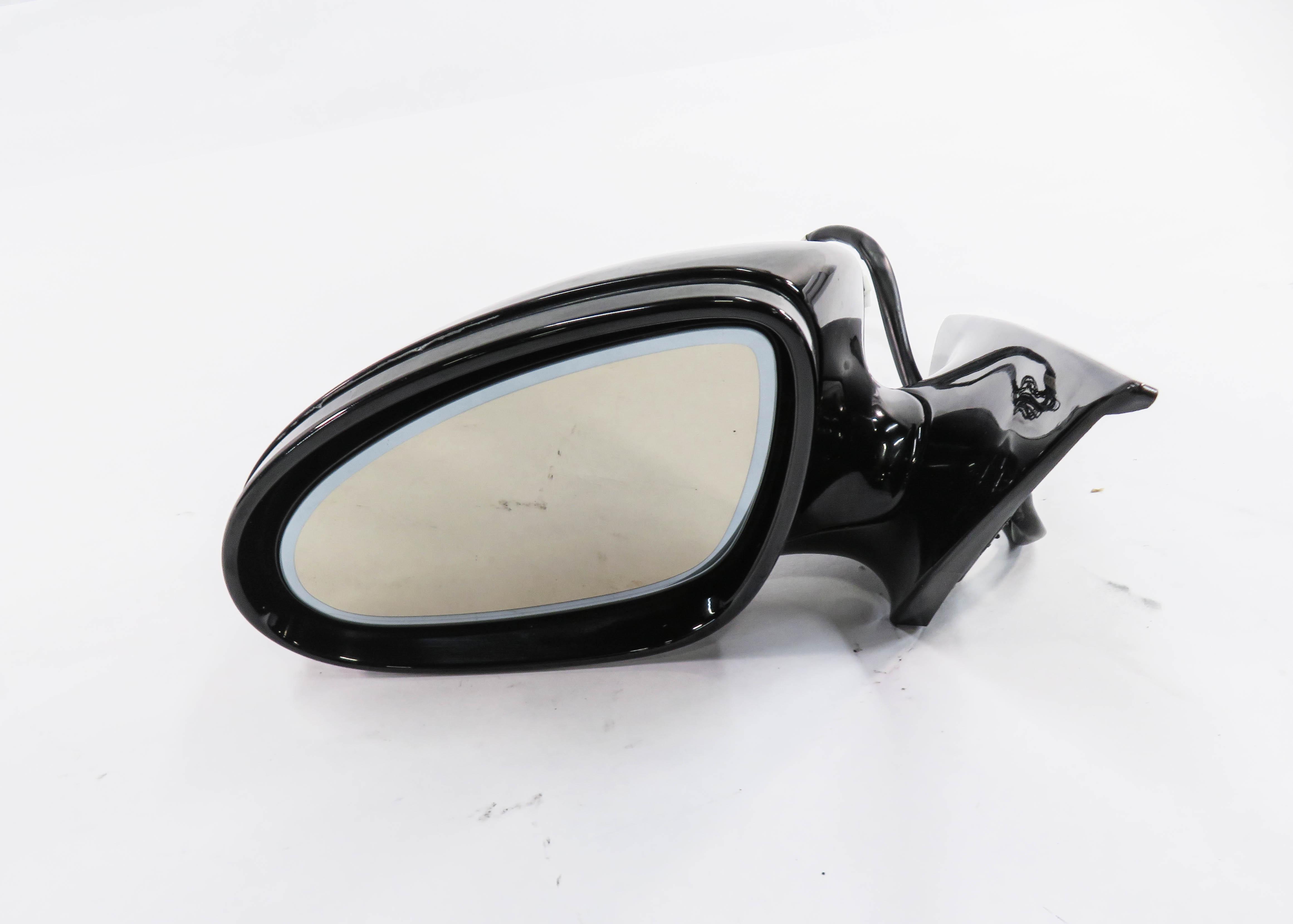 06-08 MB CLS55 CLS500 CLS550 CLS63 (W219) LEFT HEATED AUTODIM DOOR MIRROR BLACK — exact item pictured