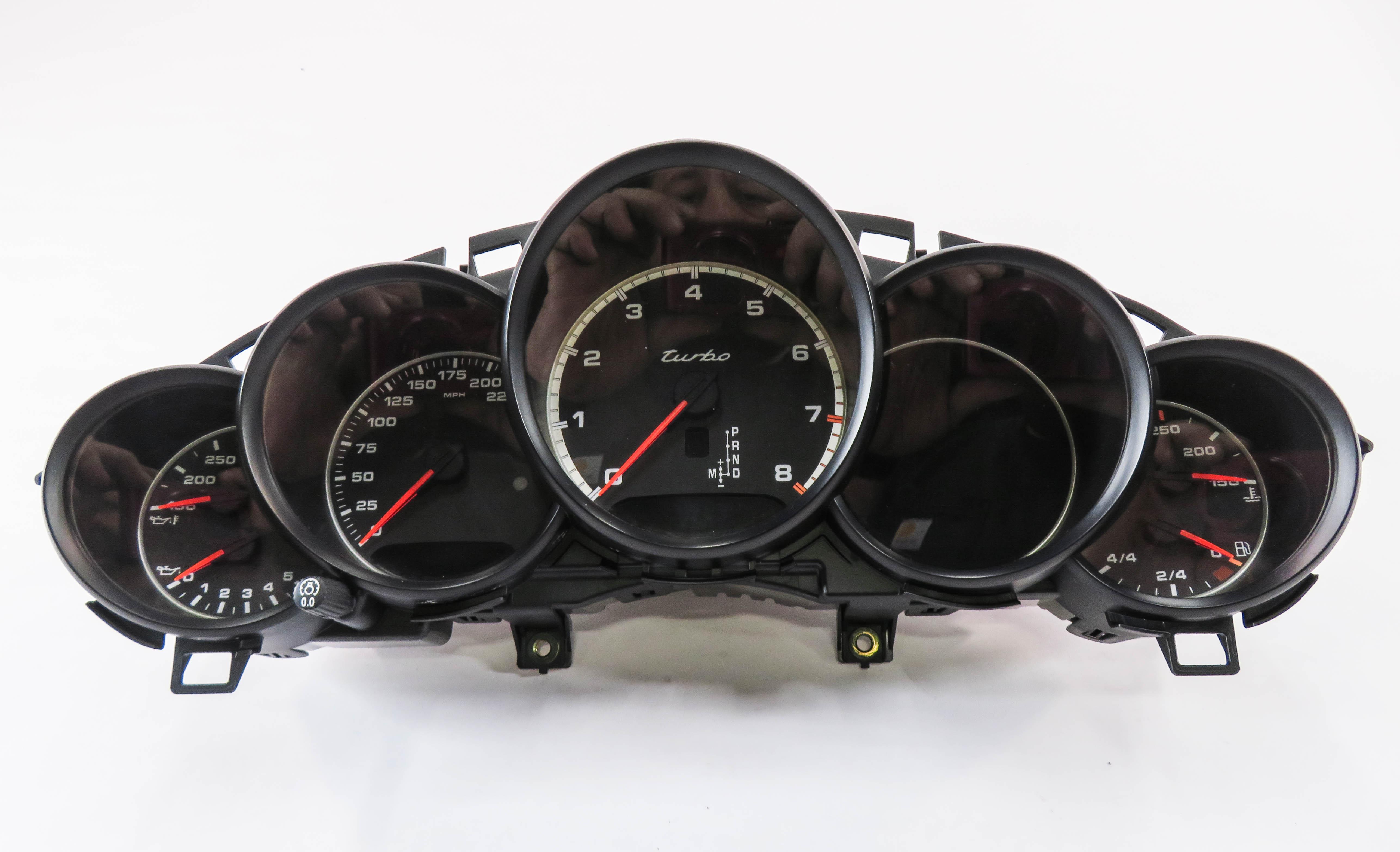 2010 PORSCHE PANAMERA (970 G1) TURBO - SPEEDOMETER INSTRUMENT GAUGE CLUSTER 84k — exact item pictured