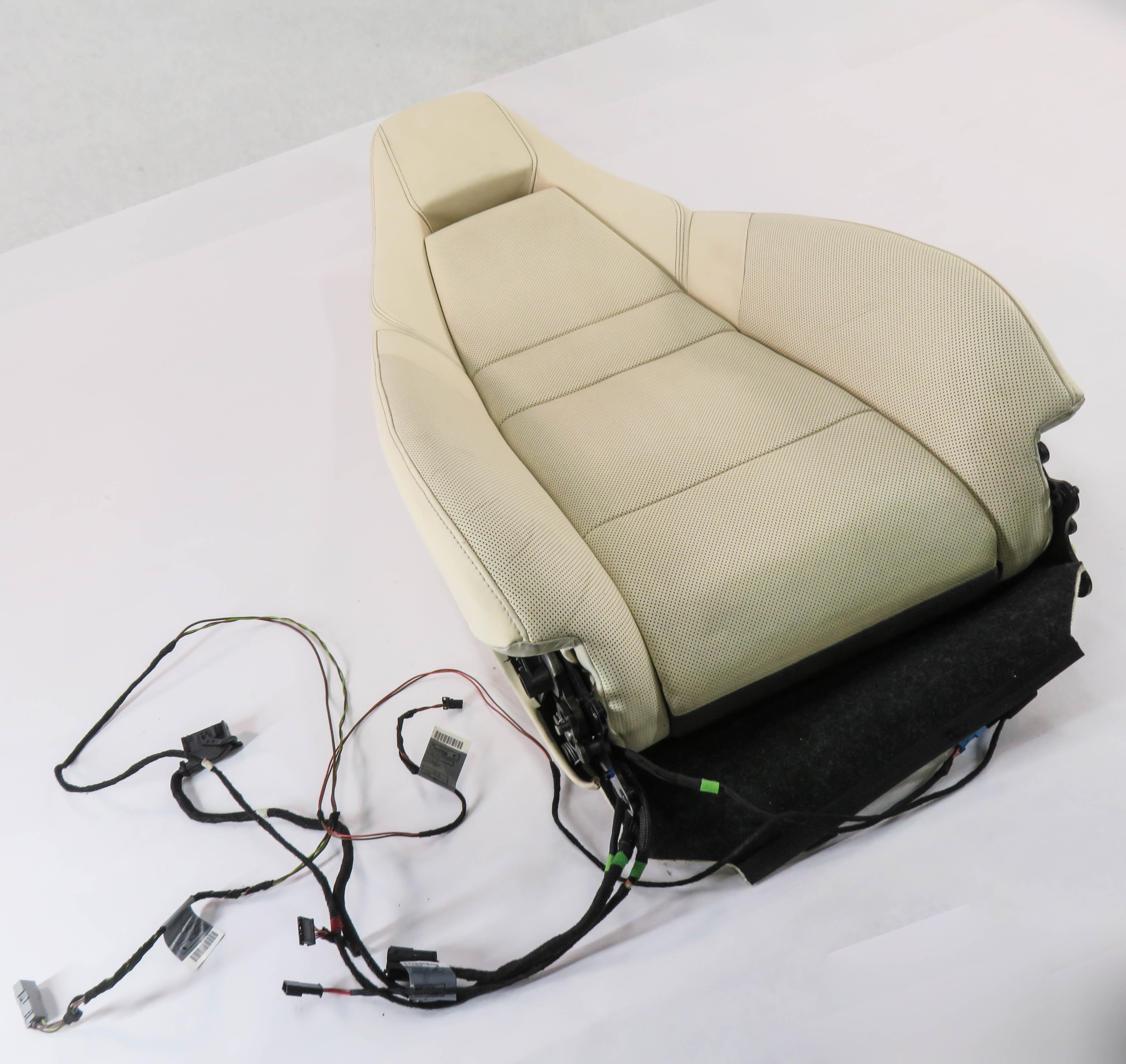 2010 PORSCHE PANAMERA (970 G1) PASSENGER - UPPER TOP HEATED SEAT CUSHION (CREAM) — exact item pictured