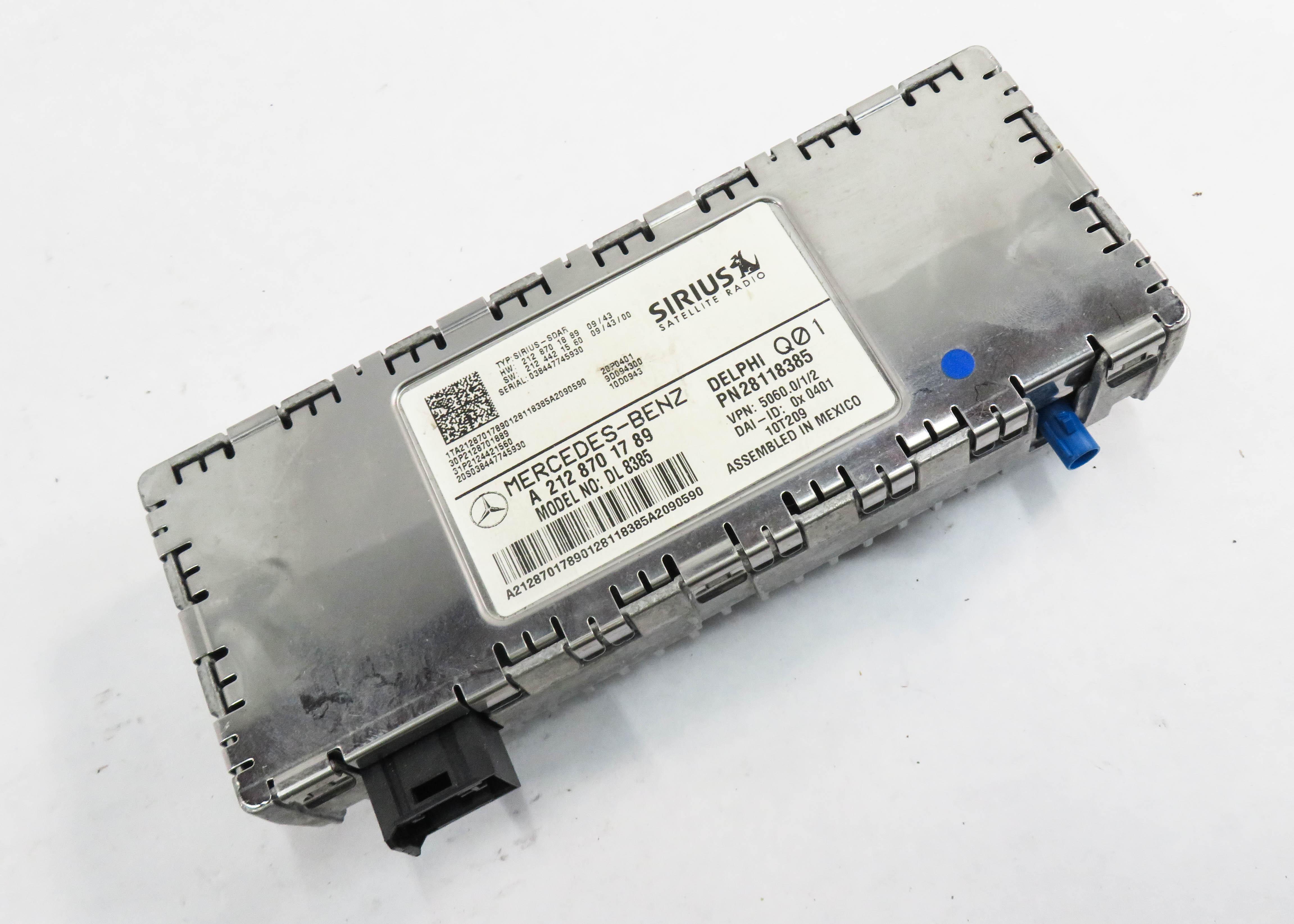 10-16 MERCEDES C250 C300 C350 E350 E550 GLK350 ML350 - SIRIUS SATELLITE RECEIVER — exact item pictured