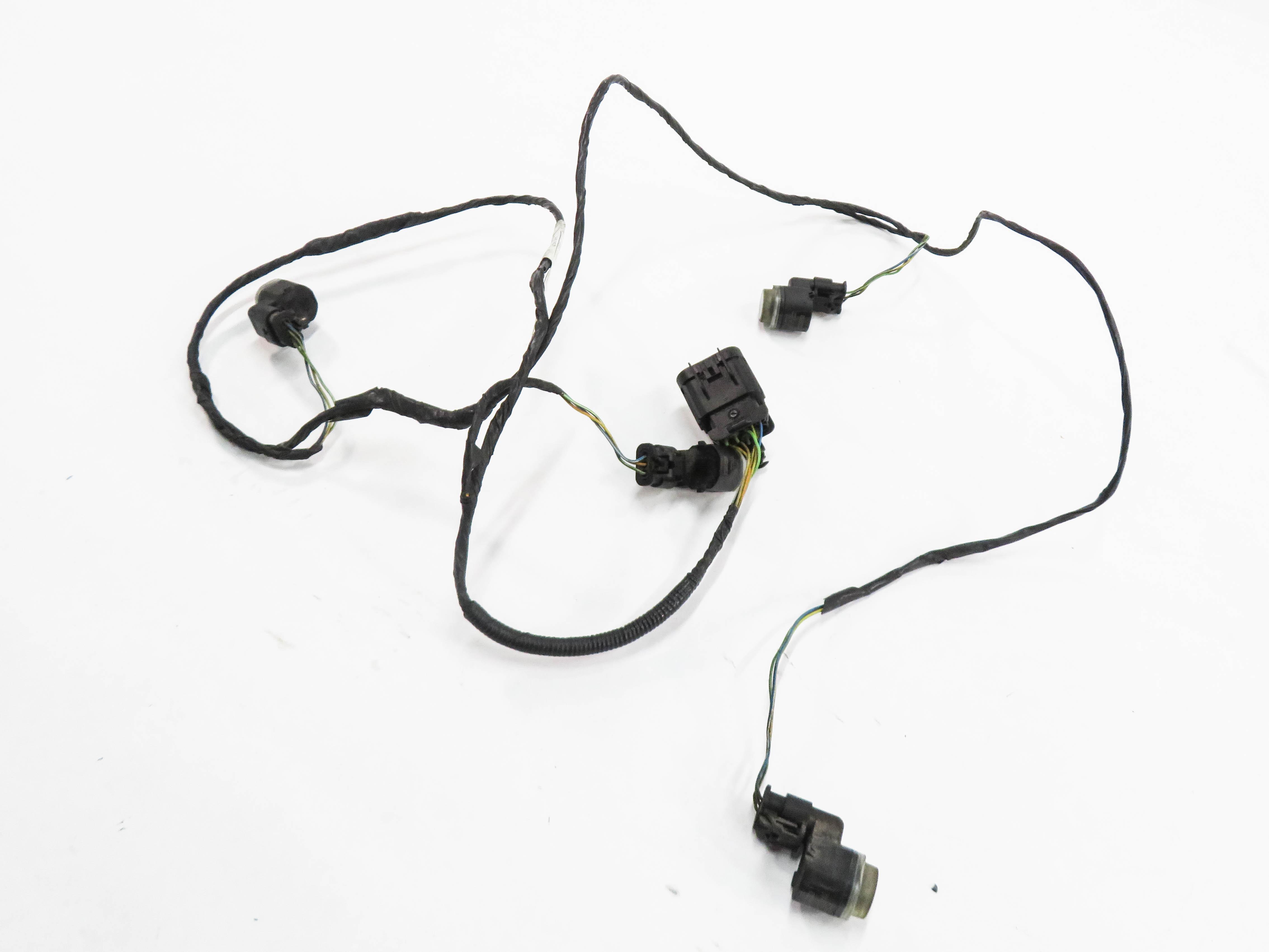 2010 RANGE ROVER (L322) REAR PDC PARK DISTANCE SENSOR SET w/ HARNESS (SAND 824) — exact item pictured