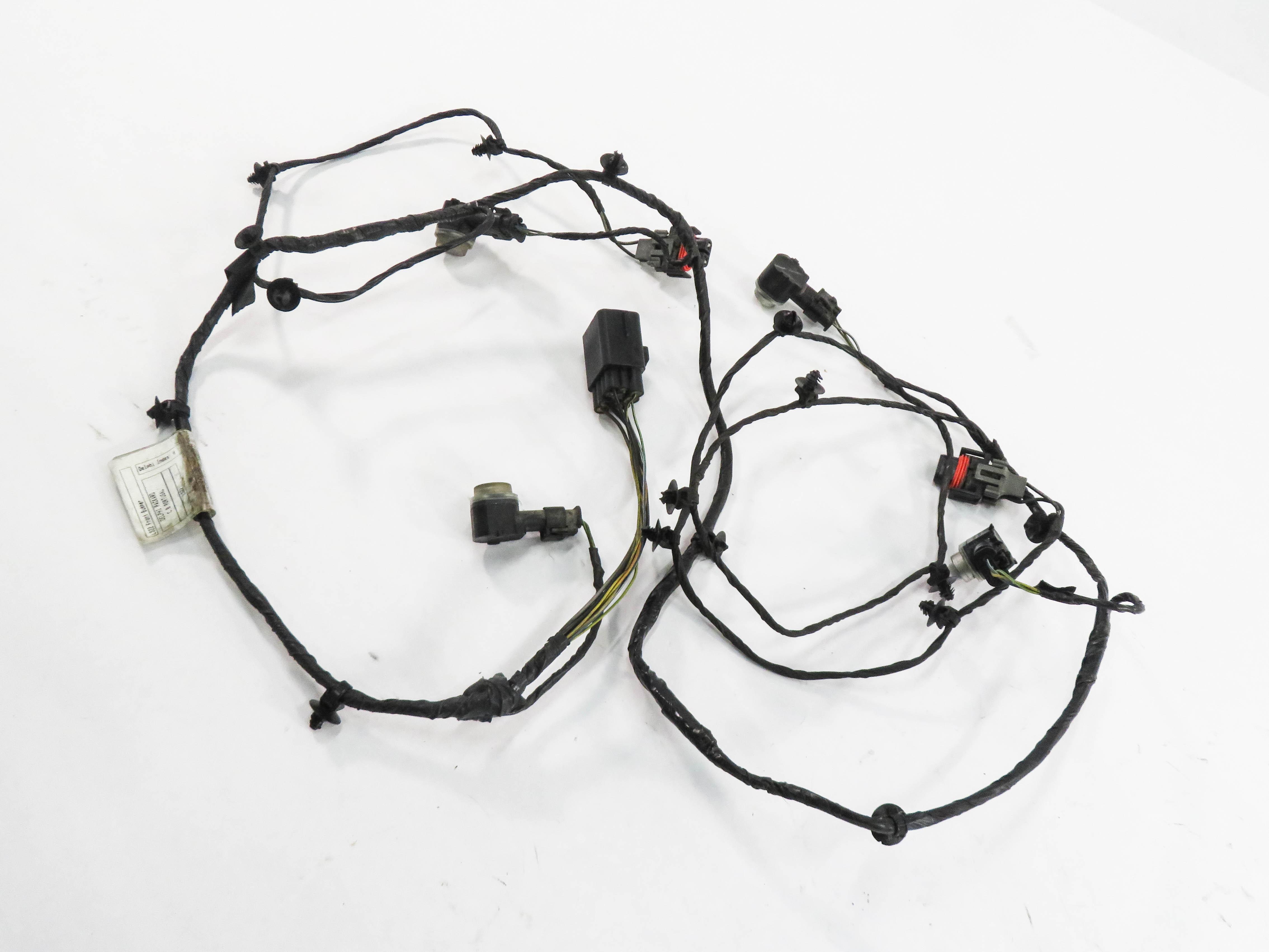 2010 RANGE ROVER (L322) FRONT PDC PARK DISTANCE SENSOR SET w/ HARNESS (SAND 824) — exact item pictured