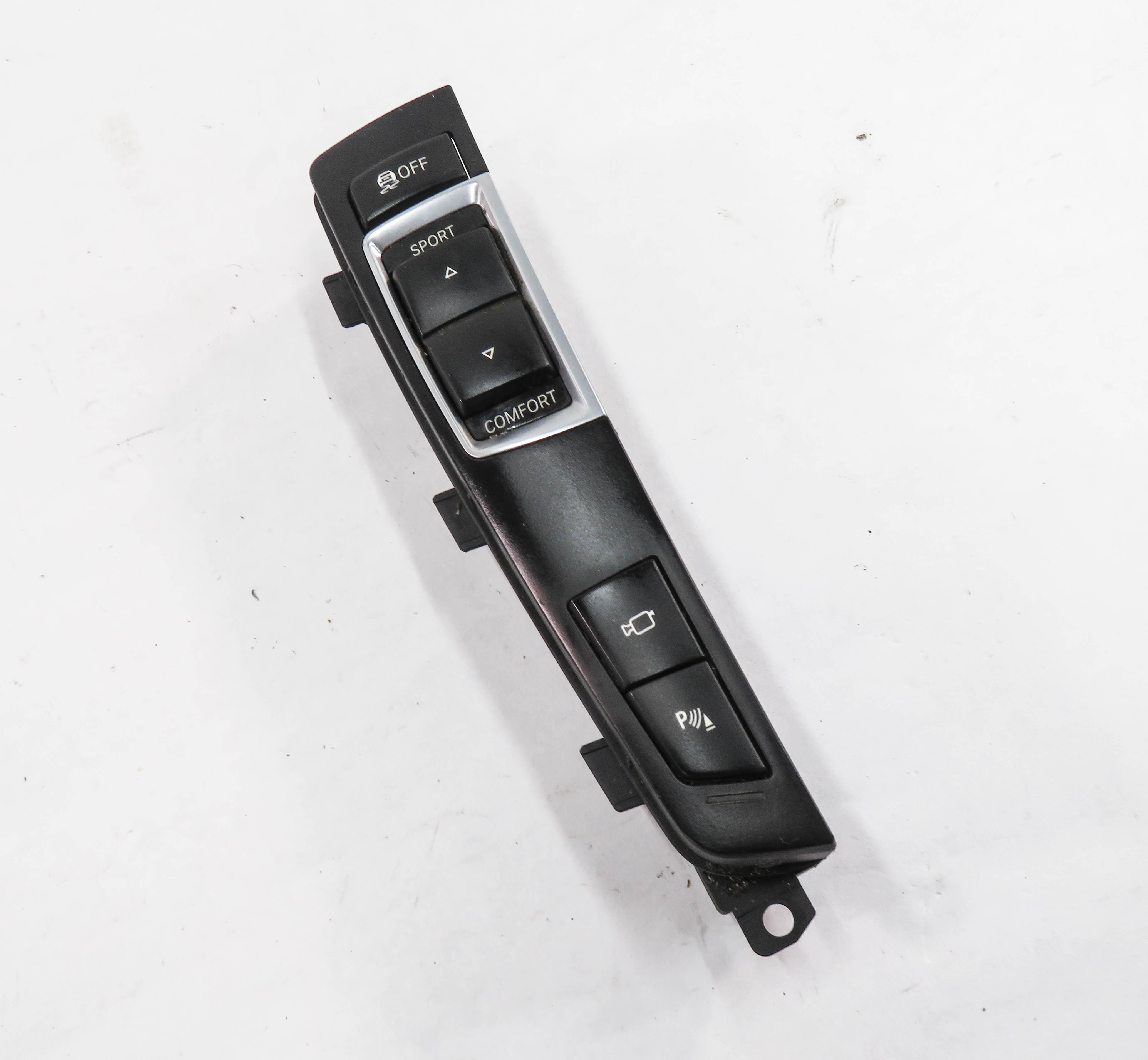 2011 BMW 535i (F10) TRACTION CONTROL SPORT COMFORT CAMERA PDC SWITCH BUTTON — exact item pictured
