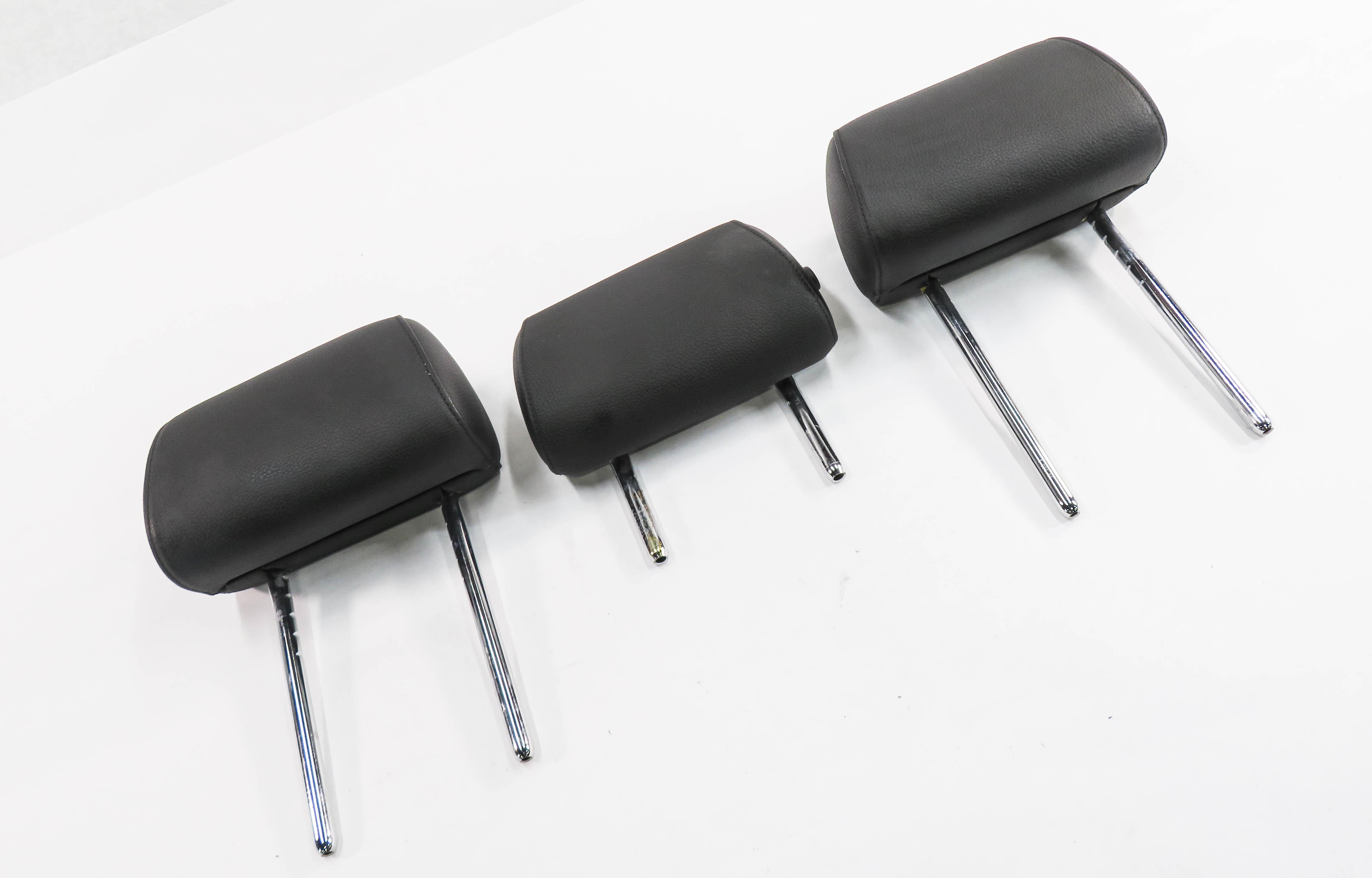 2011 BMW 535i (F10) REAR SEAT HEADREST SET-3 (BLACK LEATHER) — exact item pictured