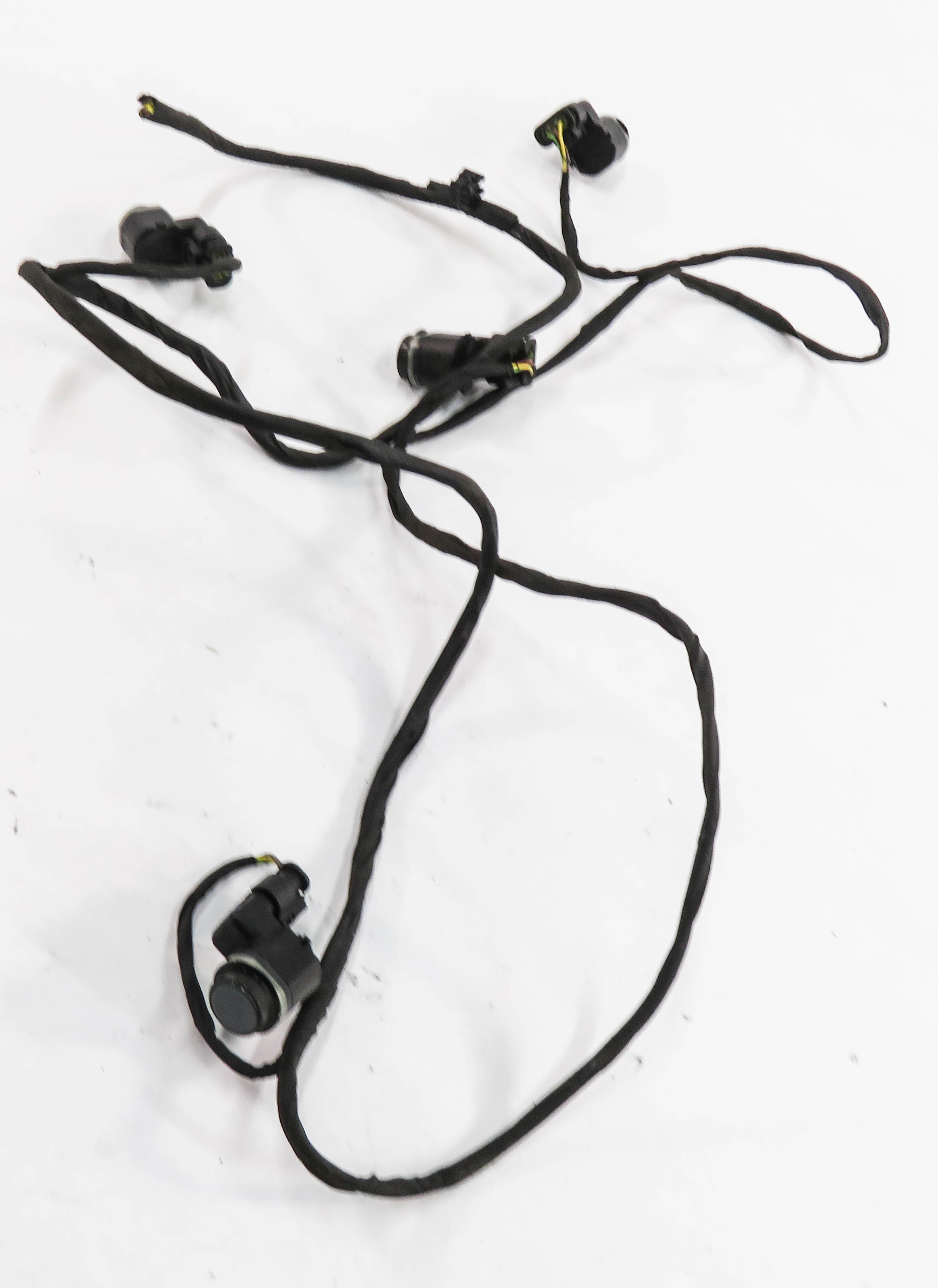 2011 BMW 535i (F10) REAR PDC PARK DISTANCE SENSOR SET w/ HARNESS (TASMAN GRAY) — exact item pictured