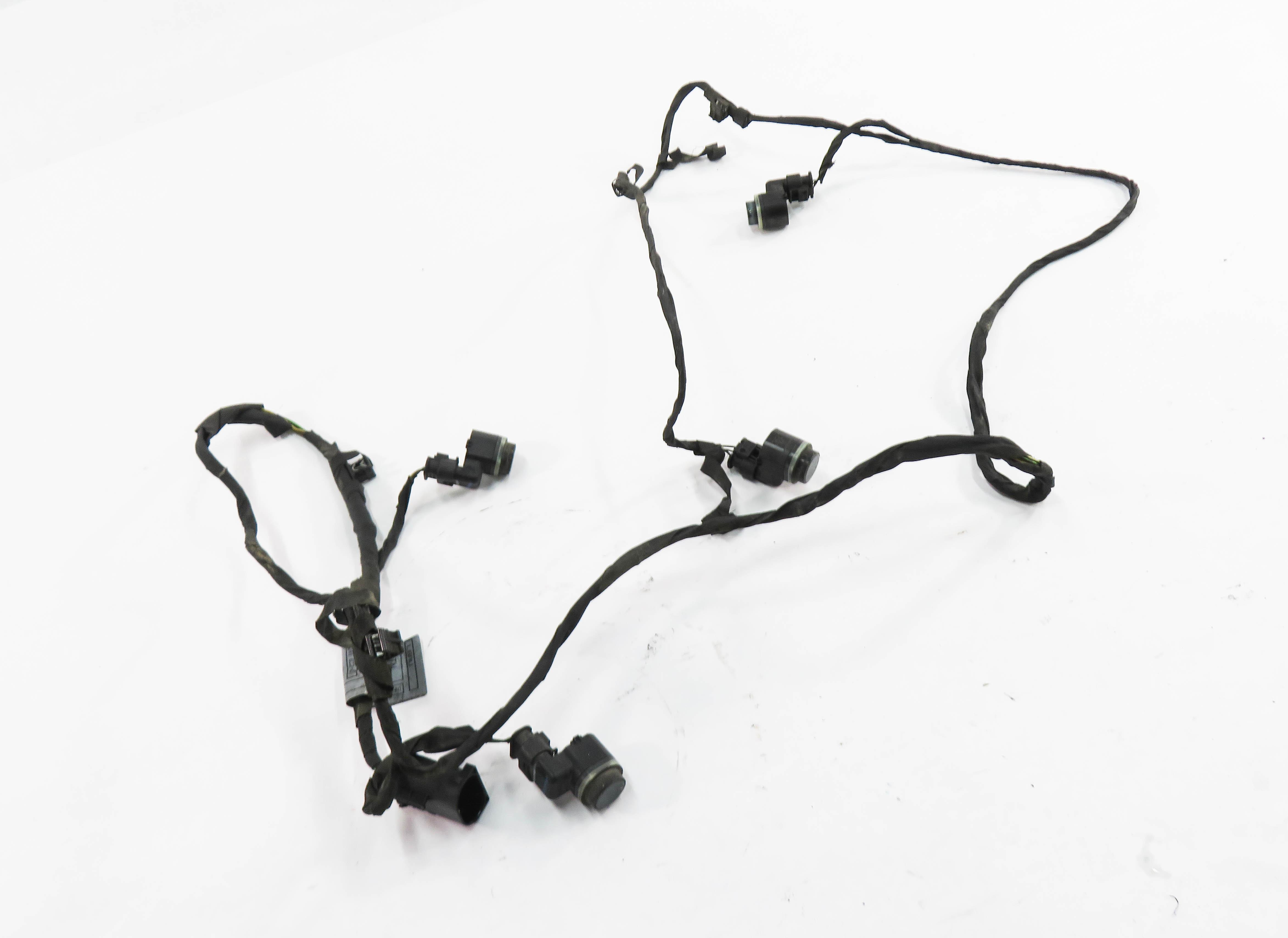 2011 BMW 535i (F10) FRONT PDC PARK DISTANCE SENSOR SET w/ HARNESS (TASMAN GRAY) — exact item pictured