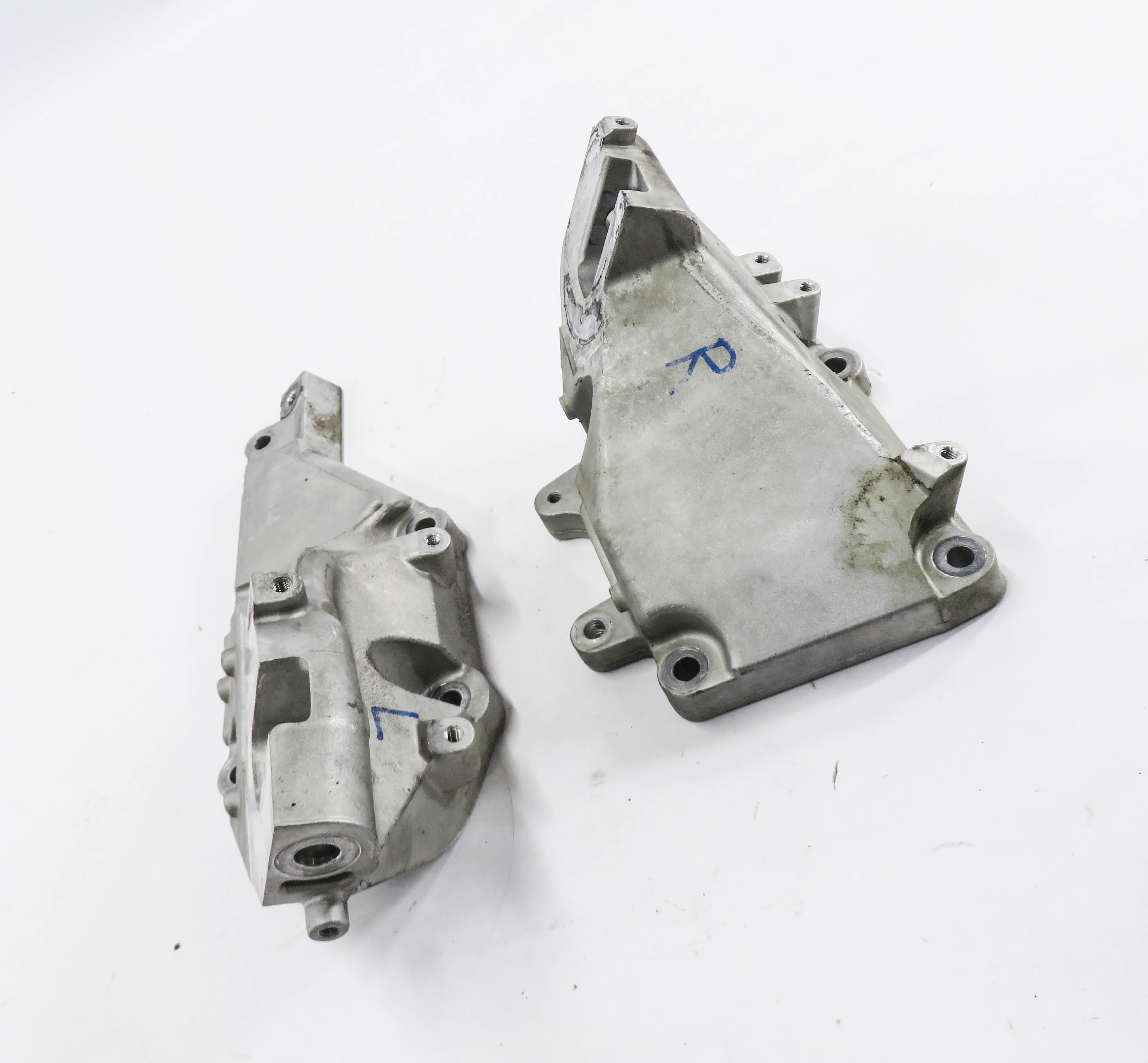 2014 MERCEDES GL550 (X166) 4.6L M278 ENGINE - MOTOR MOUNT BRACKET SET-2 — exact item pictured