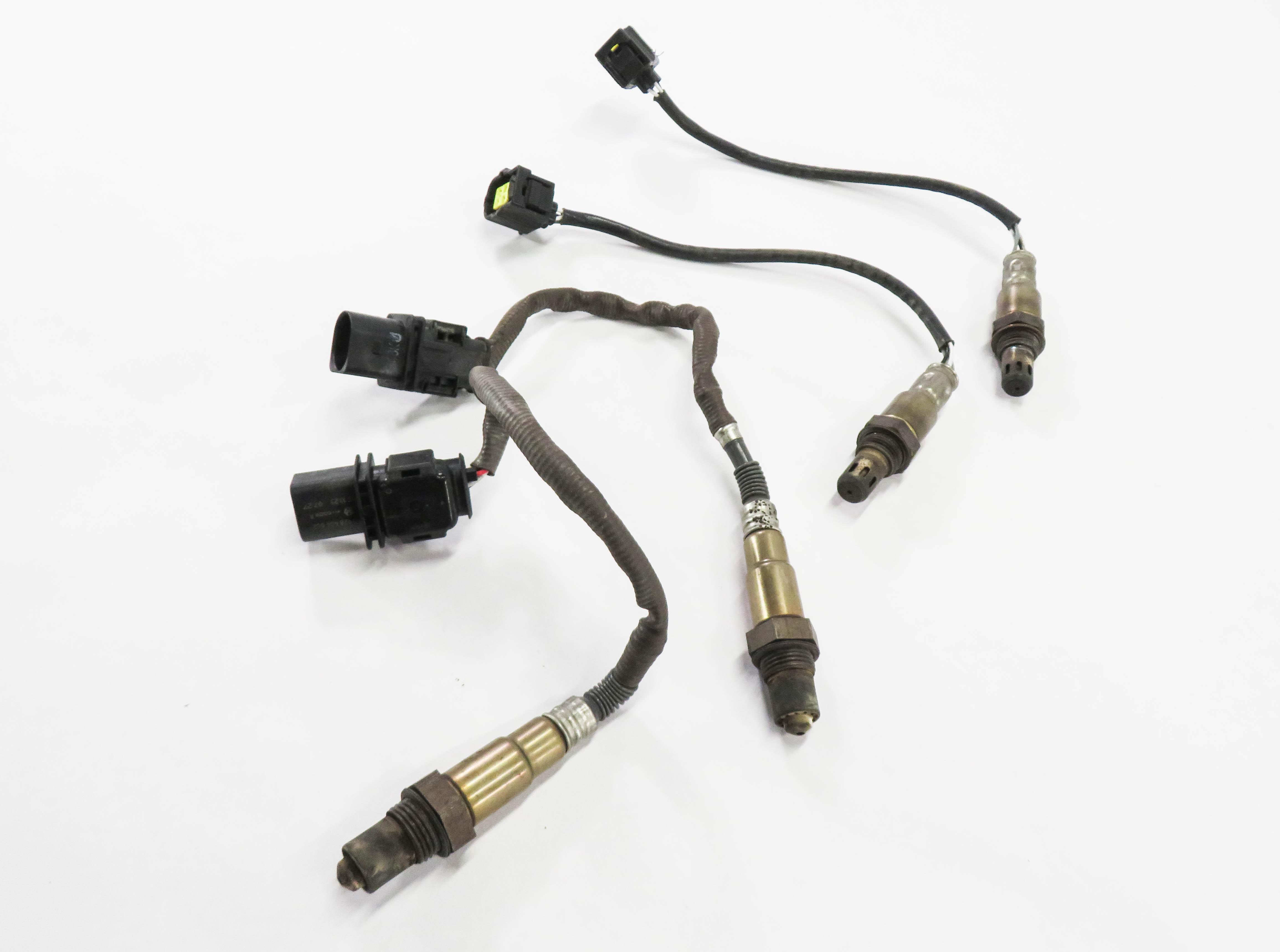 2014 MERCEDES GL550 (X166) PRE / POST CAT O2 OXYGEN LAMBDA PROBE SENSOR SET-4 — exact item pictured