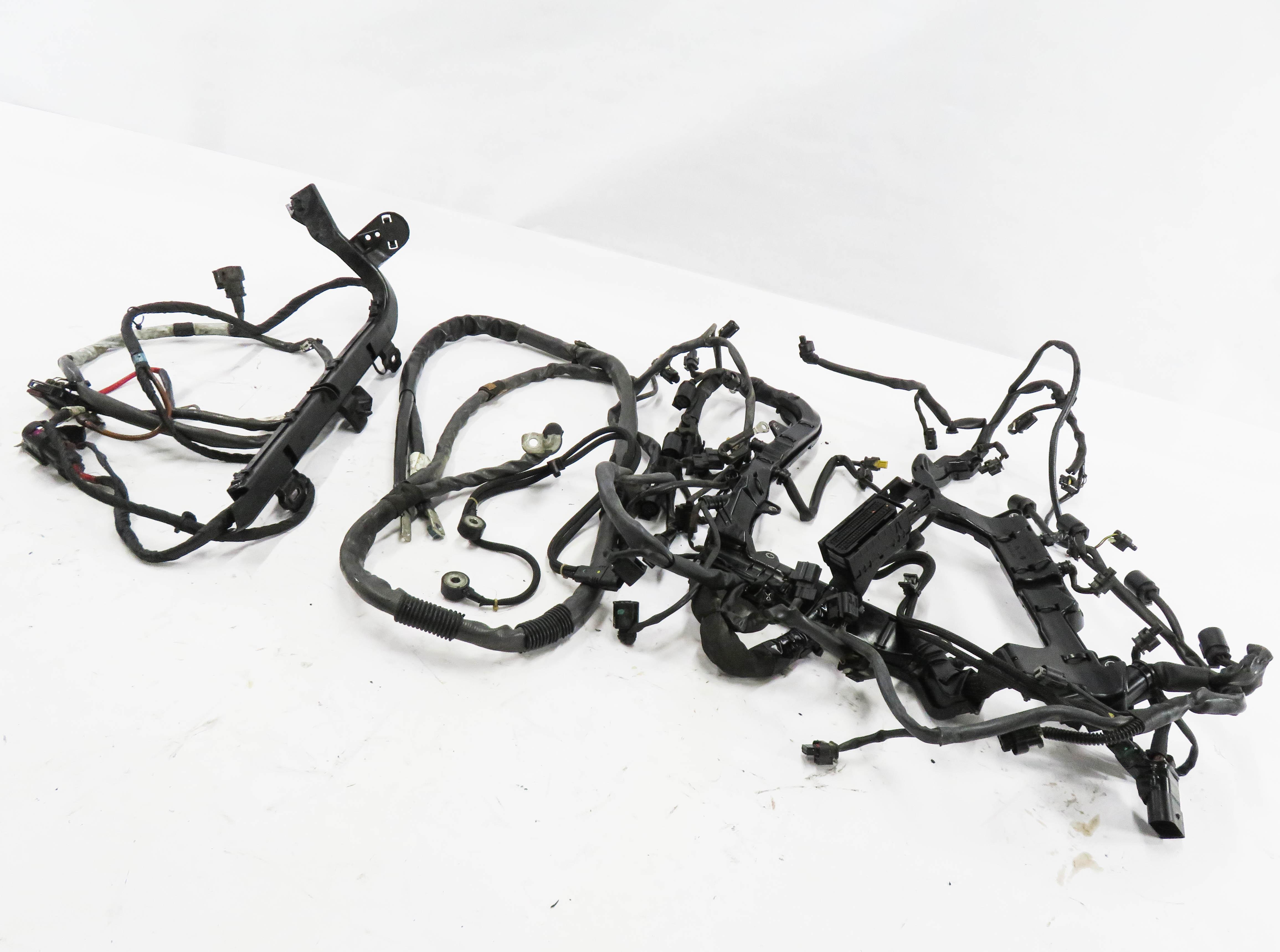 2014 MERCEDES GL550 (X166) 4.6L M278 TWIN TURBO ENGINE WIRE WIRING HARNESS LOOM — exact item pictured
