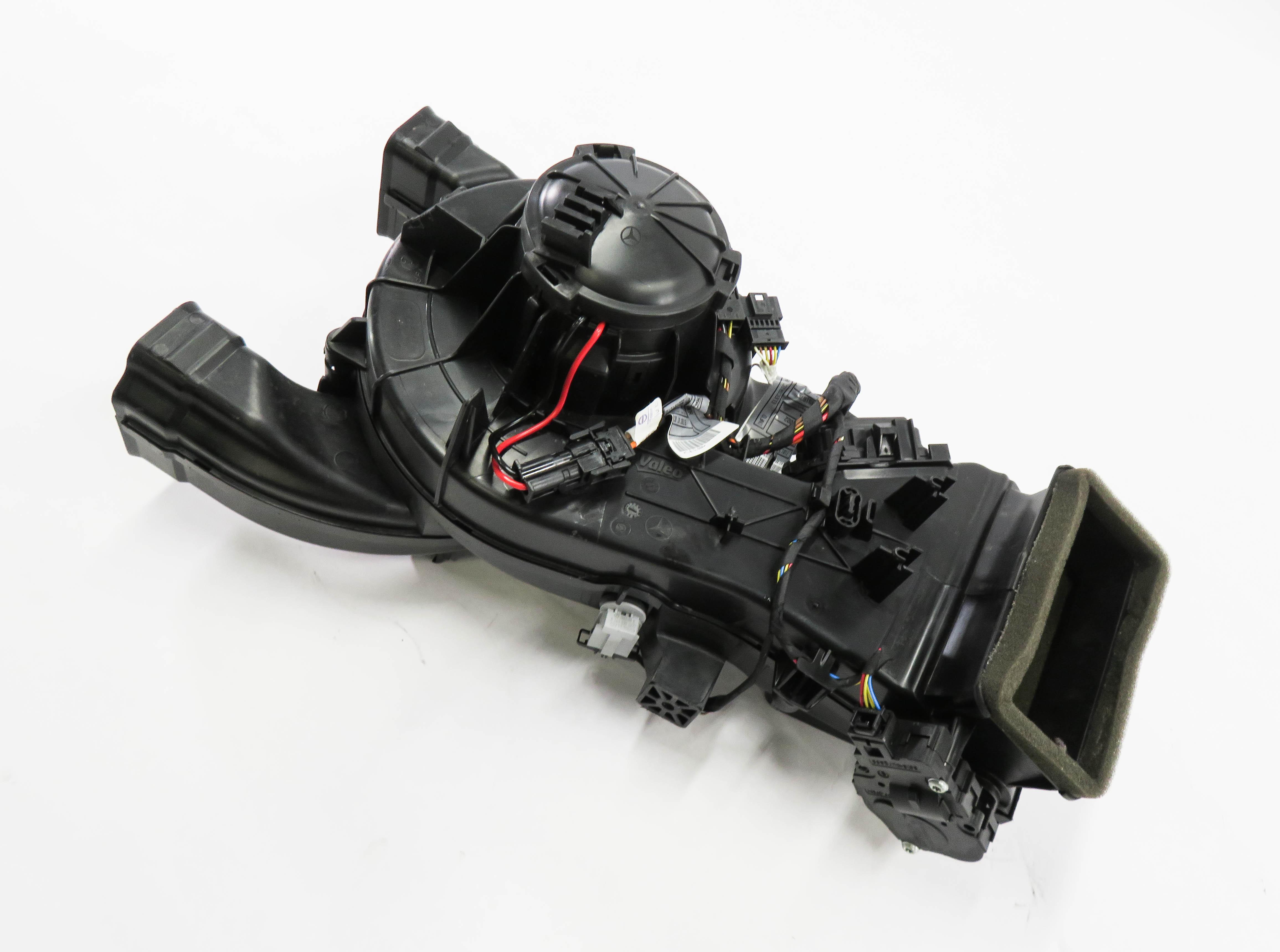 2014 MERCEDES GL550 (X166) REAR HEATER A/C BLOWER FAN MOTOR w/ HOUSING — exact item pictured
