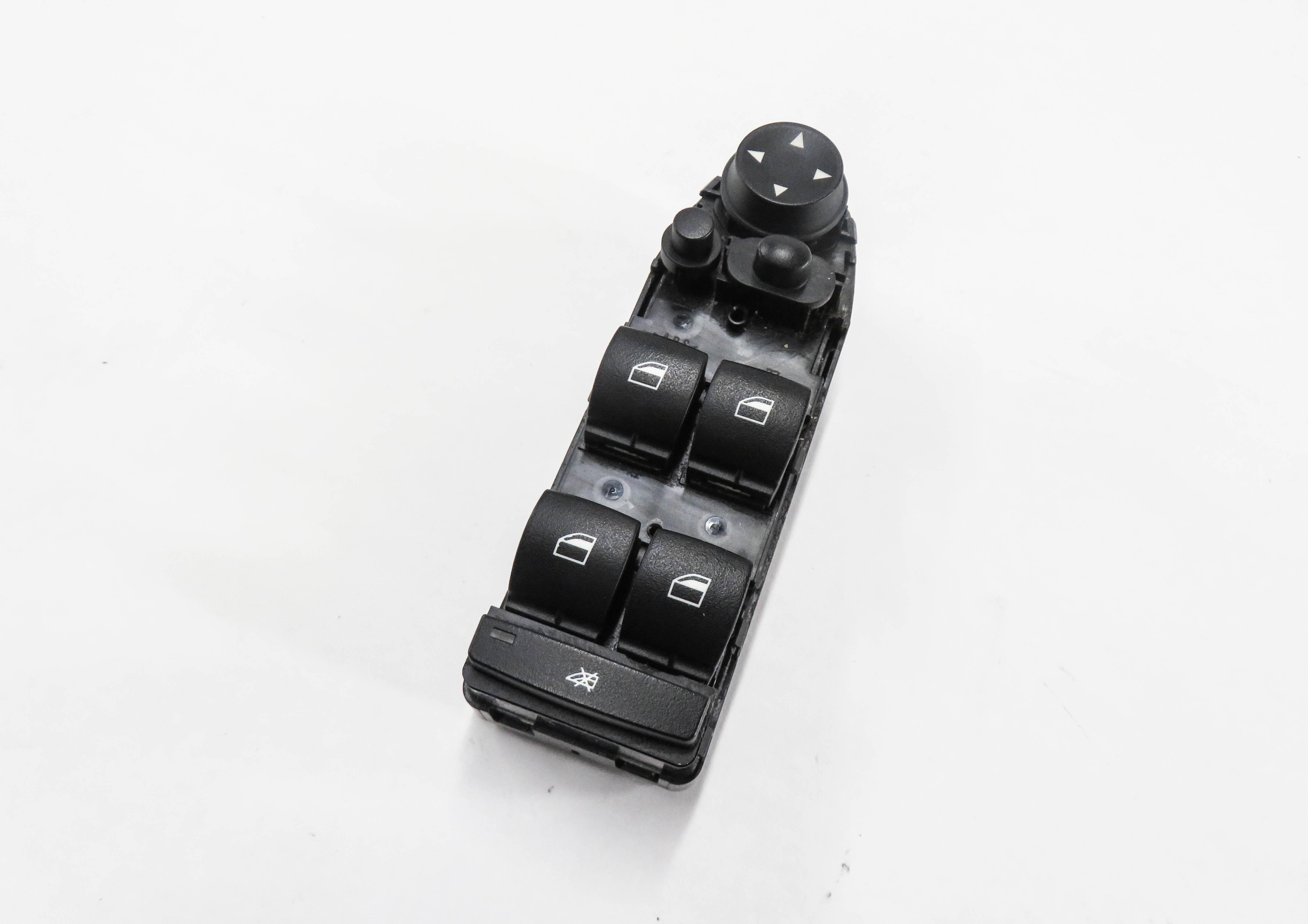 2007-2014 BMW X5 X5M X6 X6M (E70 / E71) LEFT DRIVER DOOR WINDOW SWITCH (P-FOLD) — exact item pictured