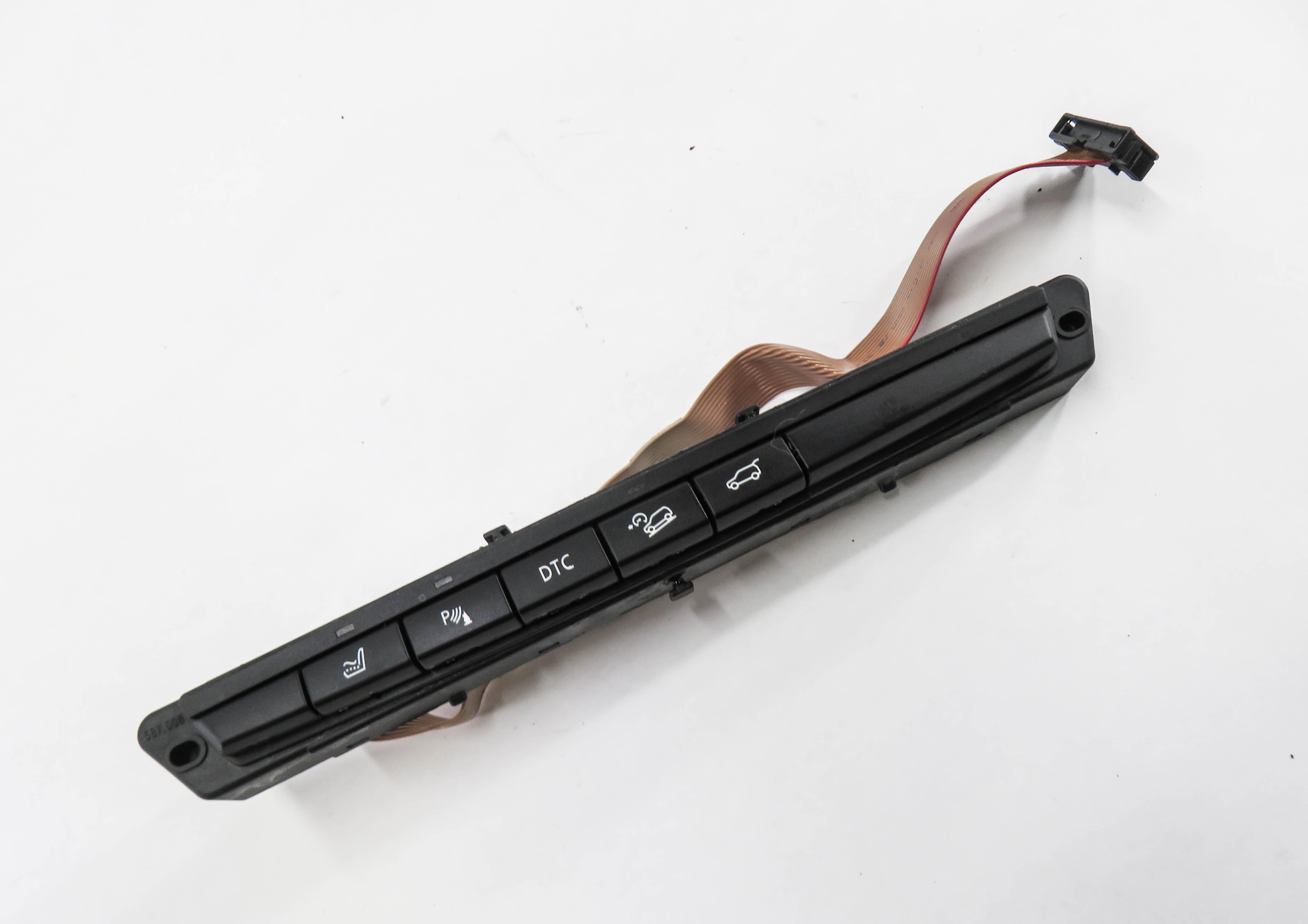 2008 BMW X5 (E70) PDC DTC HILL DESCENT SWITCH BUTTON PANEL — exact item pictured