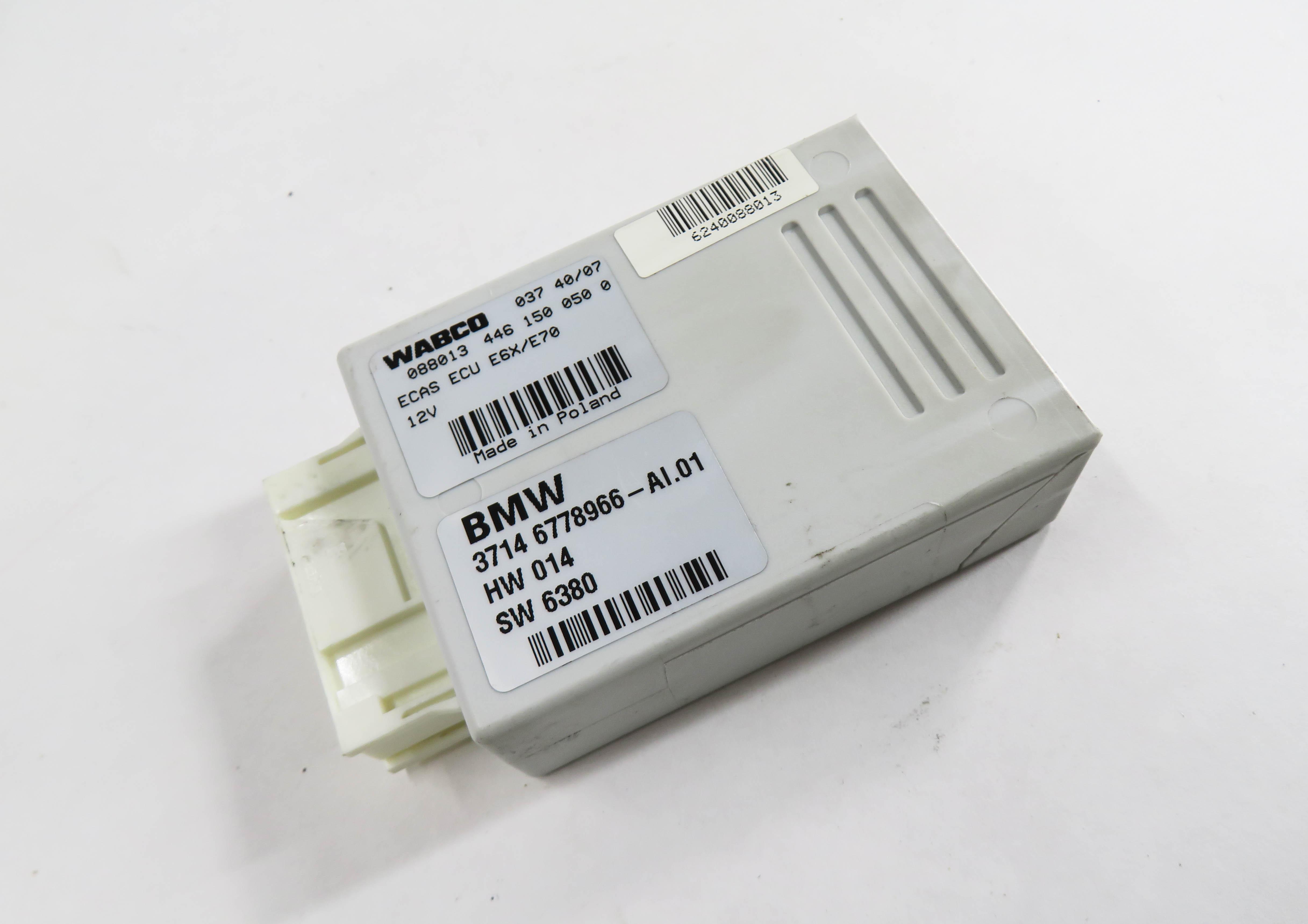 2007-2014 BMW X5 X5M X6 X6M (E70 E71 E72) AIR SUSPENSION CONTROL MODULE — exact item pictured