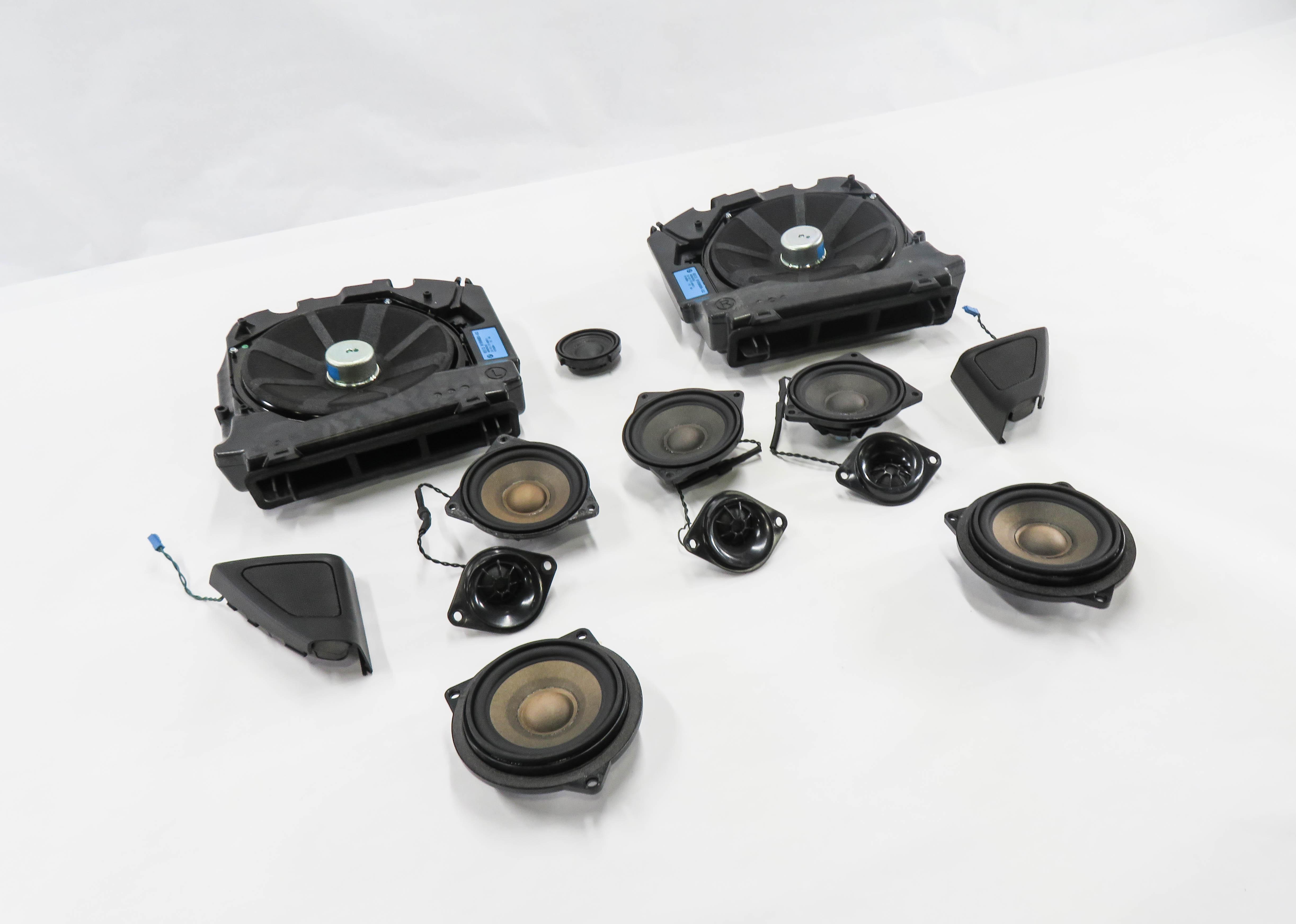 2013 BMW 535i (F10) RADIO STEREO SUB SUBWOOFER TWEETER SPEAKER SET-13 — exact item pictured