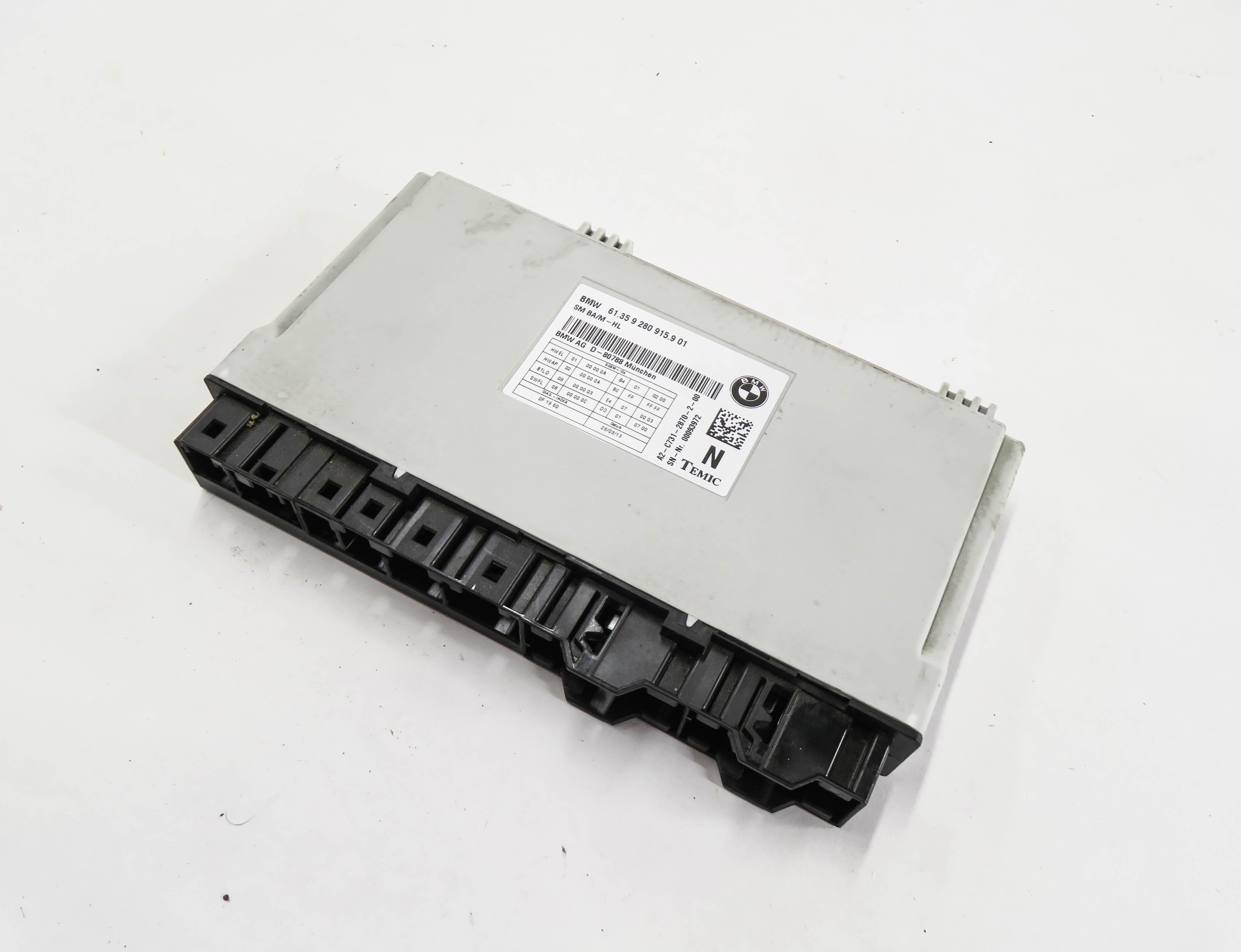 2010-2017 BMW 528i 535i 550i 650i 740i 750i (F01 F10) COMFORT MEMORY SEAT MODULE — exact item pictured